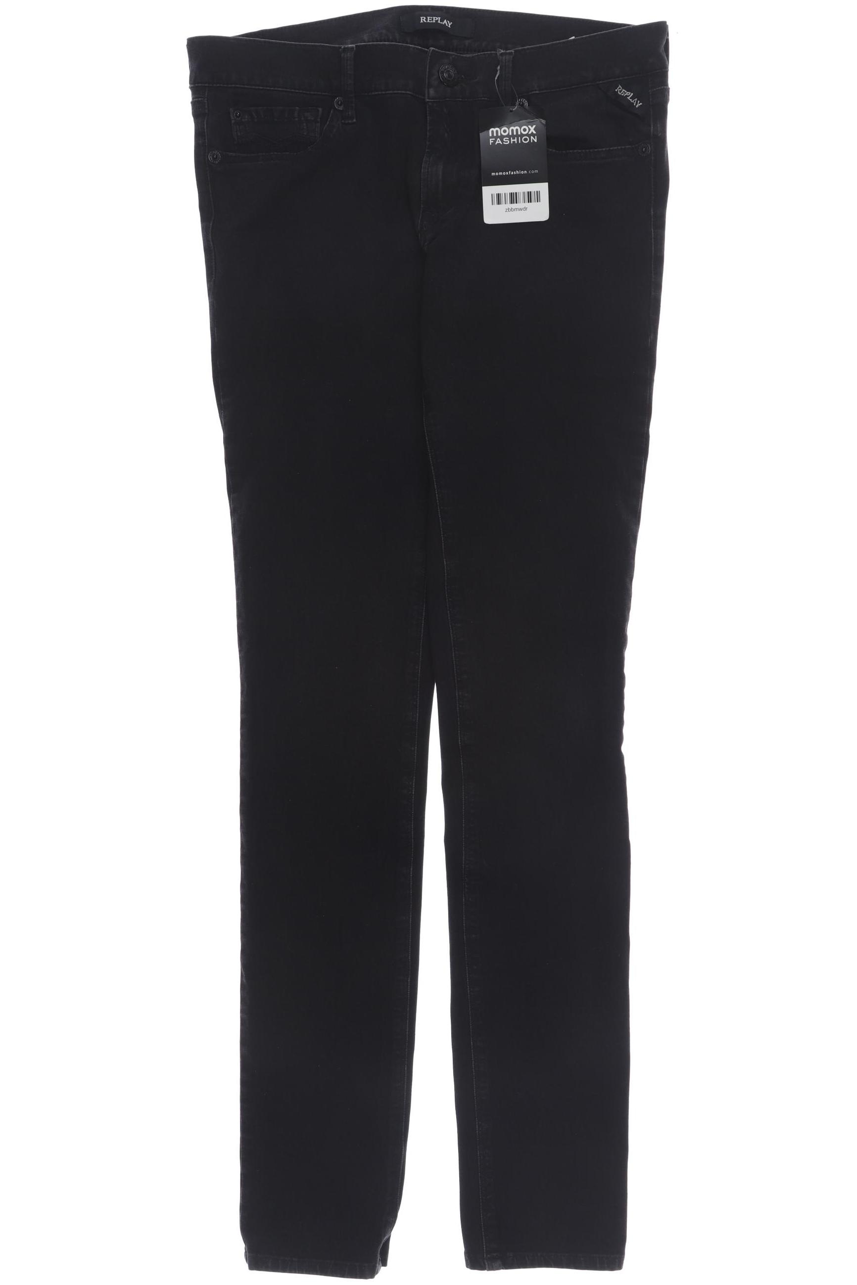 

Replay Damen Jeans, schwarz, Gr. 29