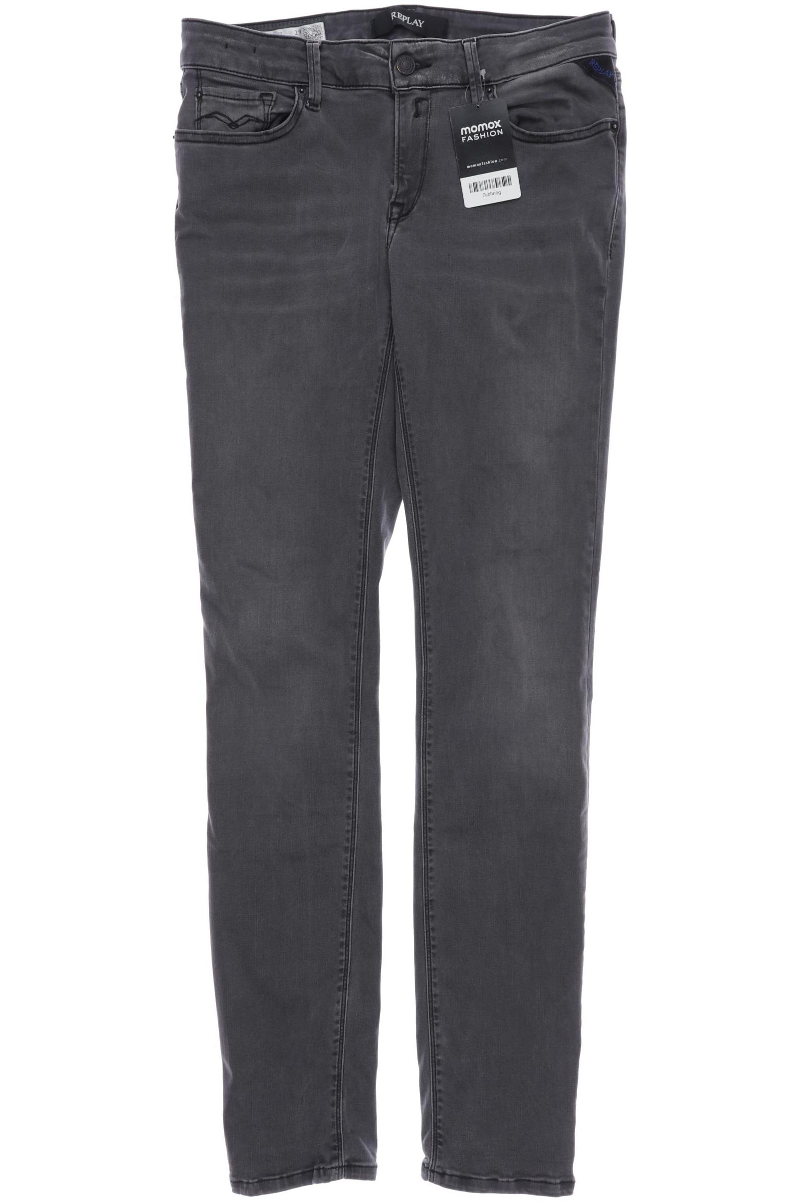 

Replay Damen Jeans, grau, Gr. 29