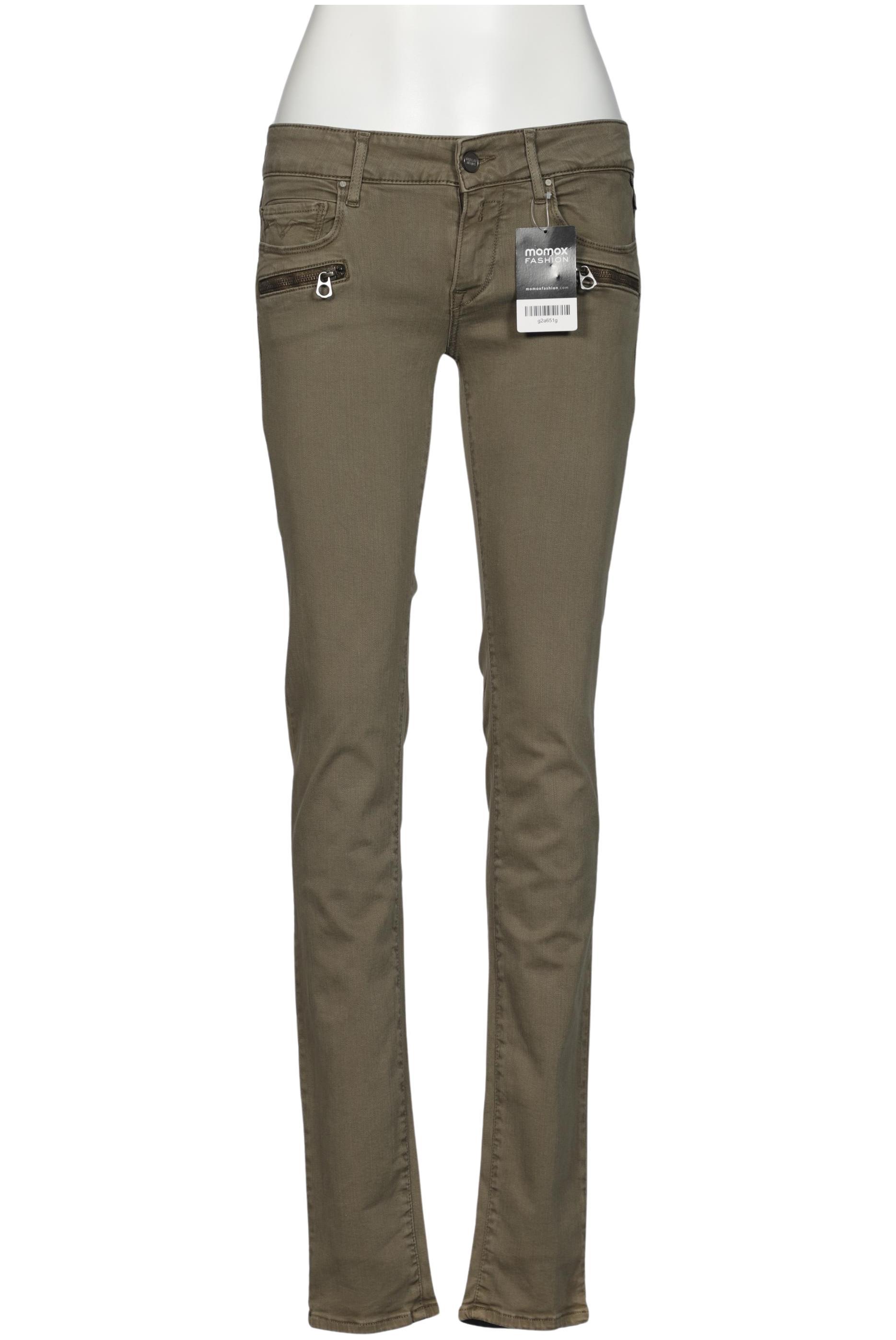 

Replay Damen Jeans, grün, Gr. 27