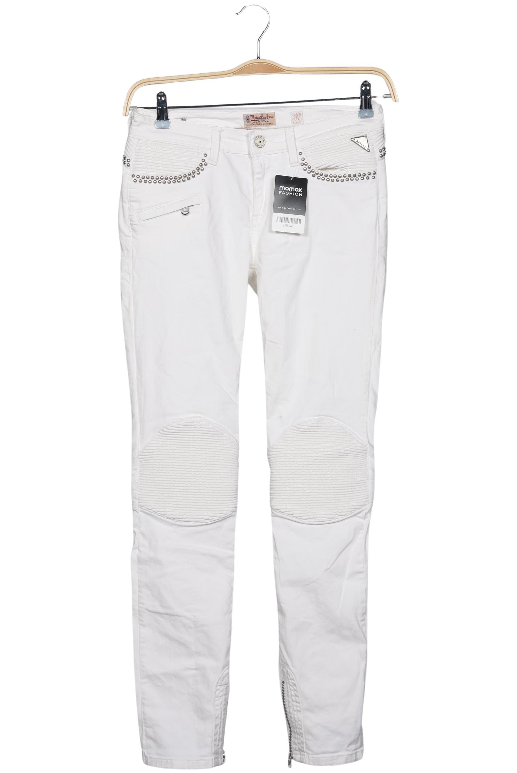 

Replay Damen Jeans, weiß, Gr. 28