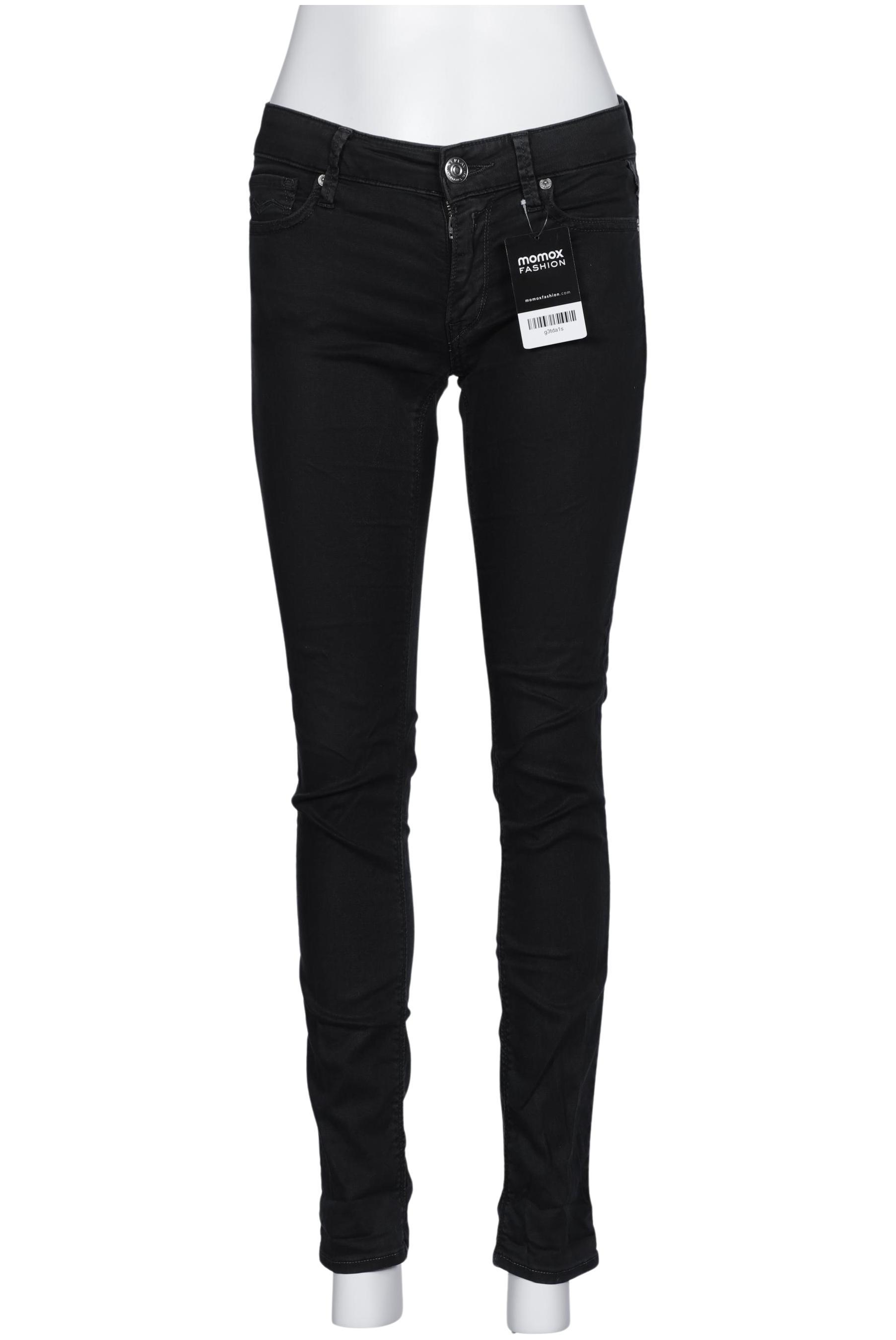 

Replay Damen Jeans, schwarz, Gr. 26
