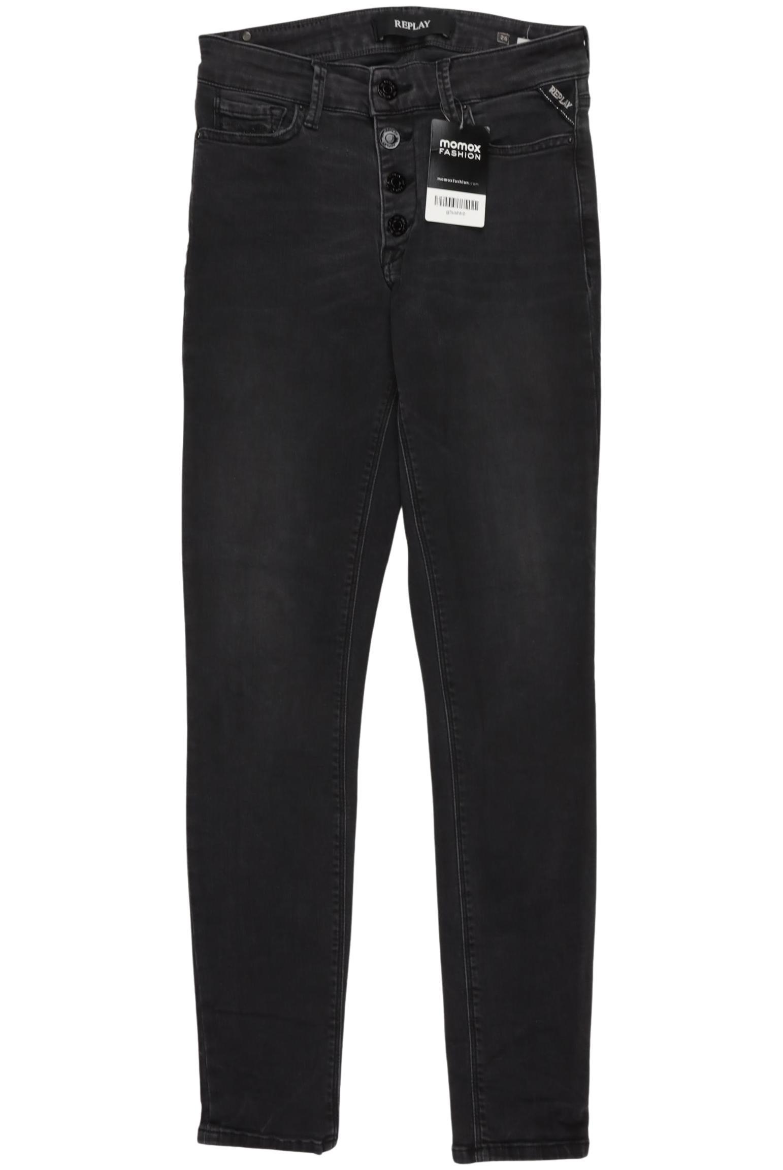 

Replay Damen Jeans, schwarz, Gr. 26