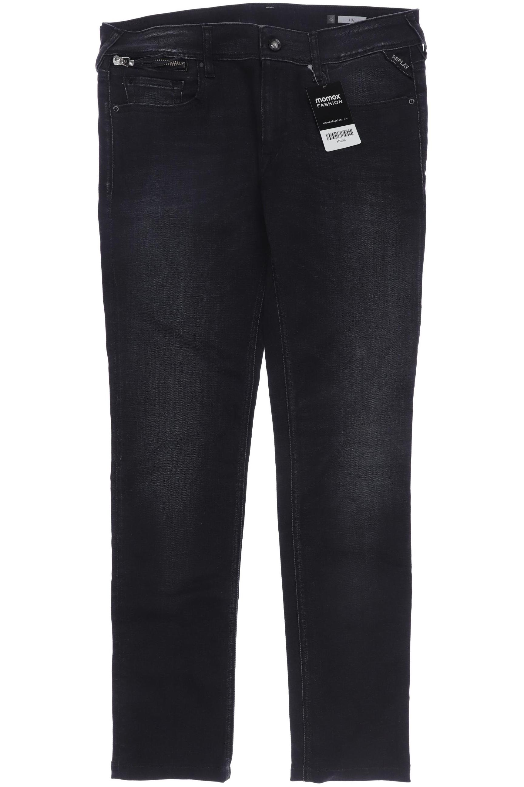 Thumbnail - Replay Damen Jeans, schwarz, Gr. 32
