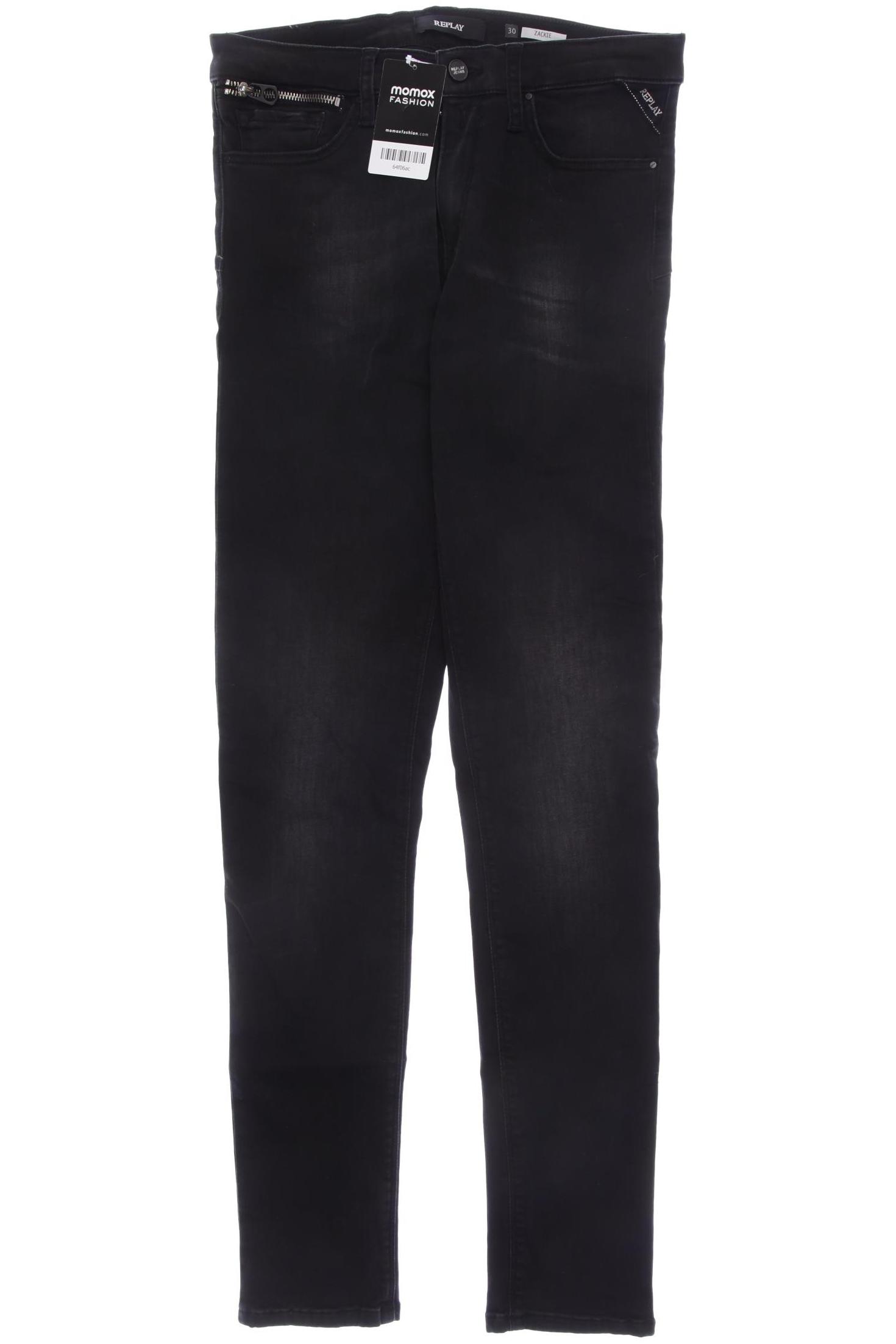 

Replay Damen Jeans, schwarz