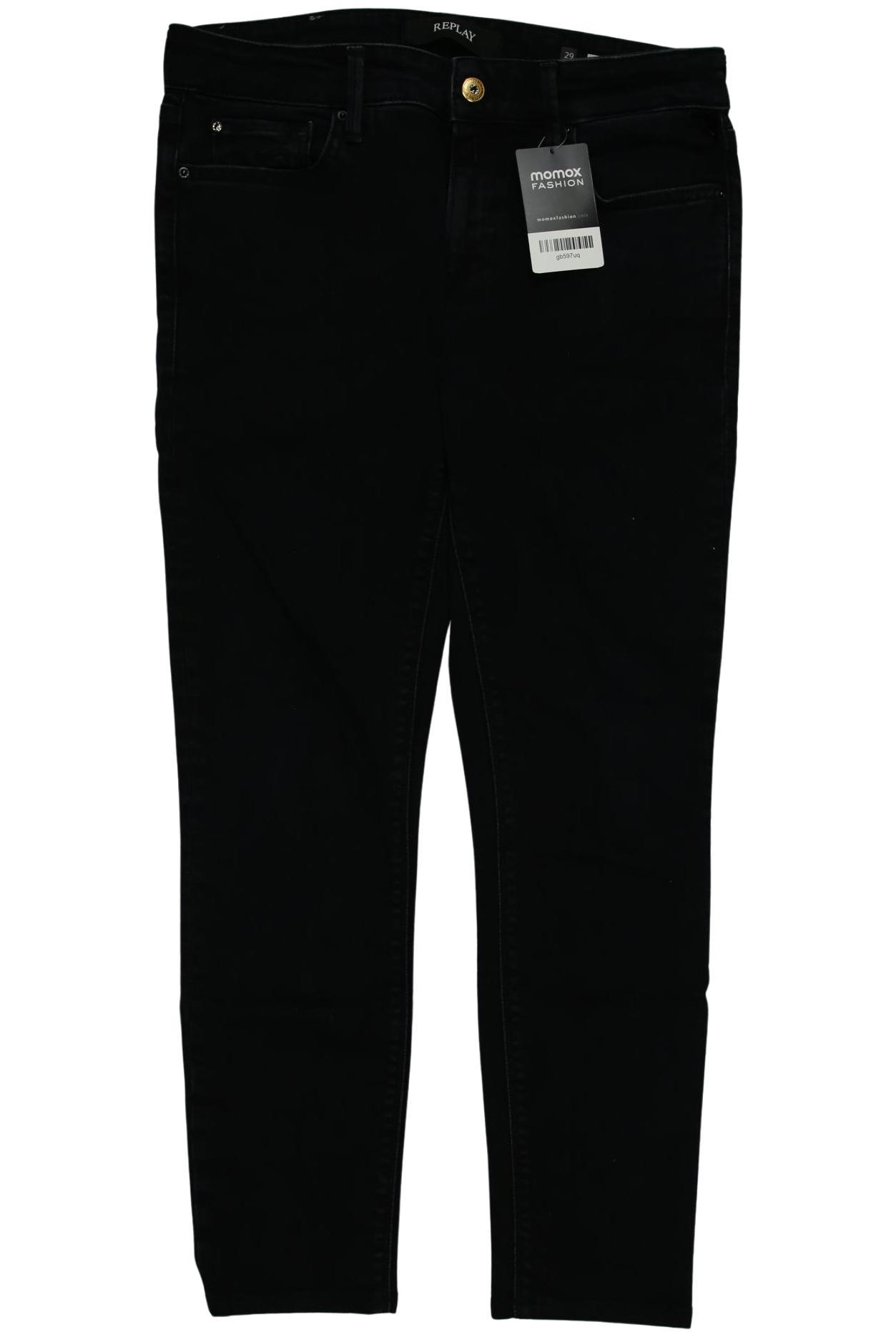 

Replay Damen Jeans, schwarz, Gr. 29