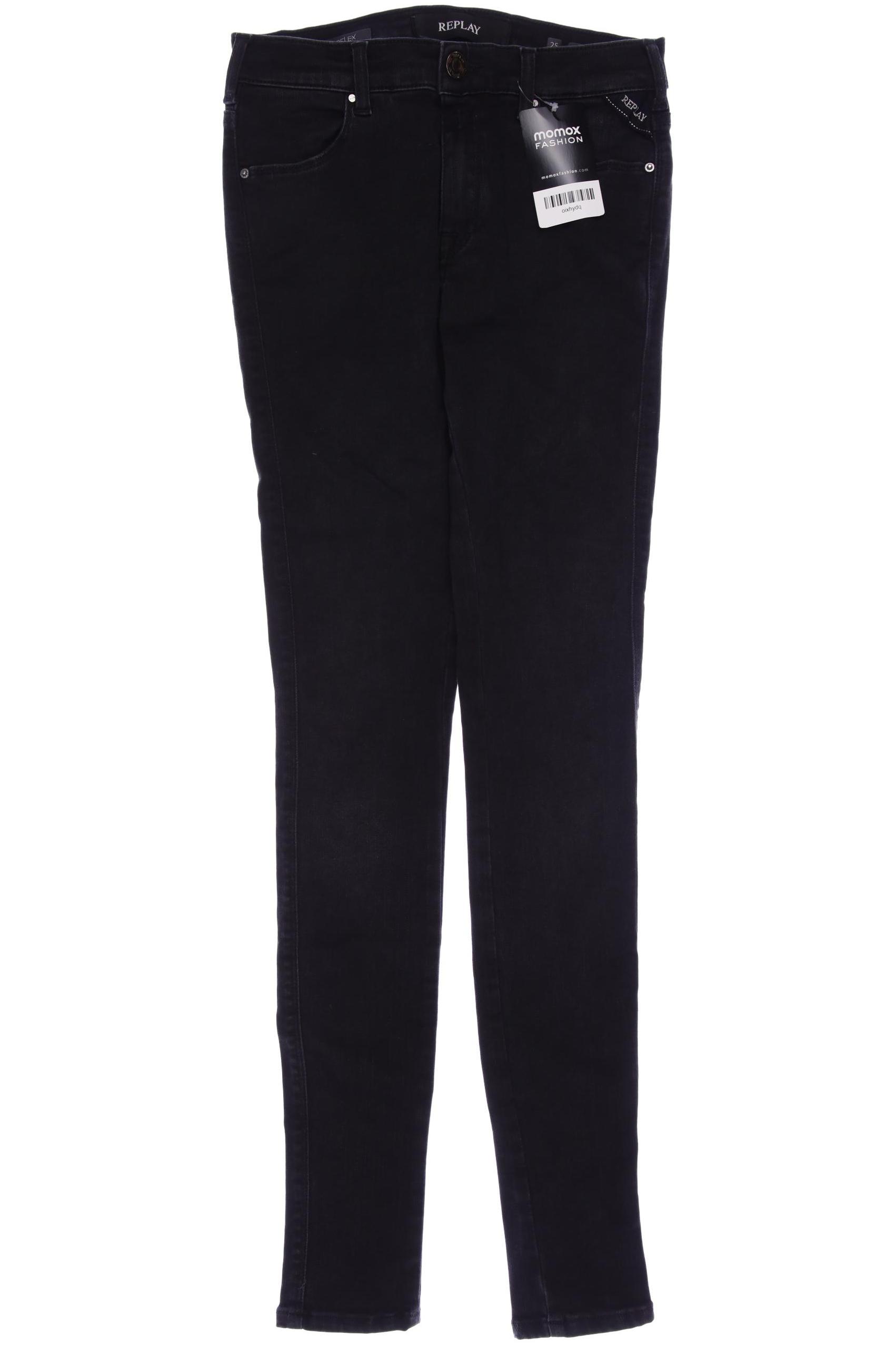

Replay Damen Jeans, schwarz