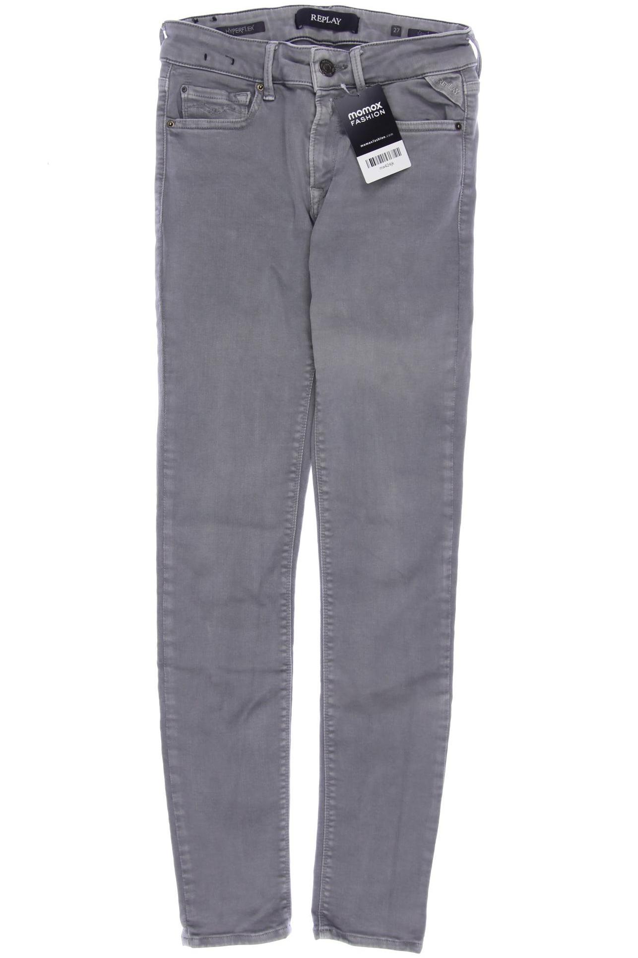 

Replay Damen Jeans, grau, Gr. 27