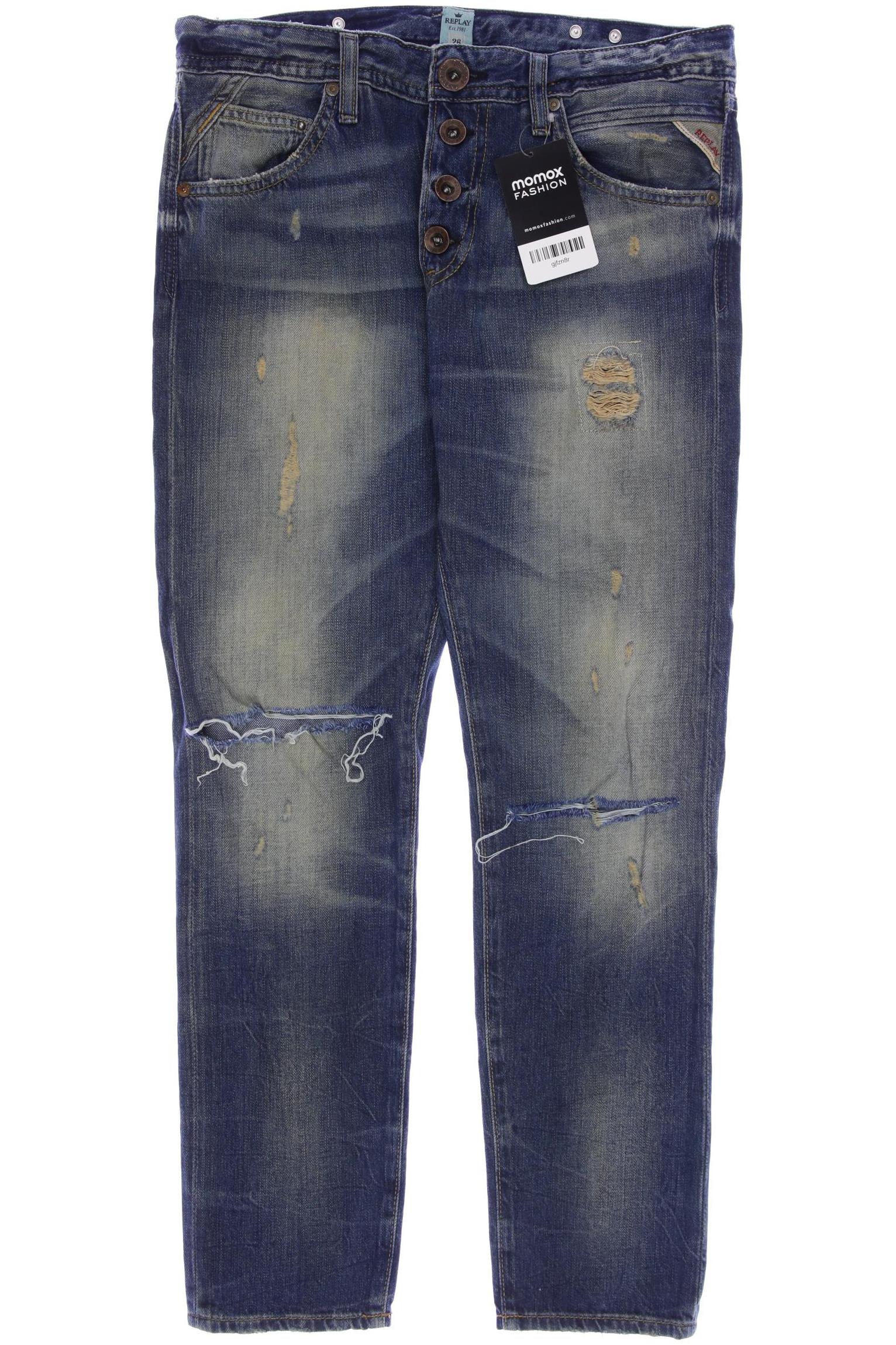 

Replay Damen Jeans, blau, Gr. 26