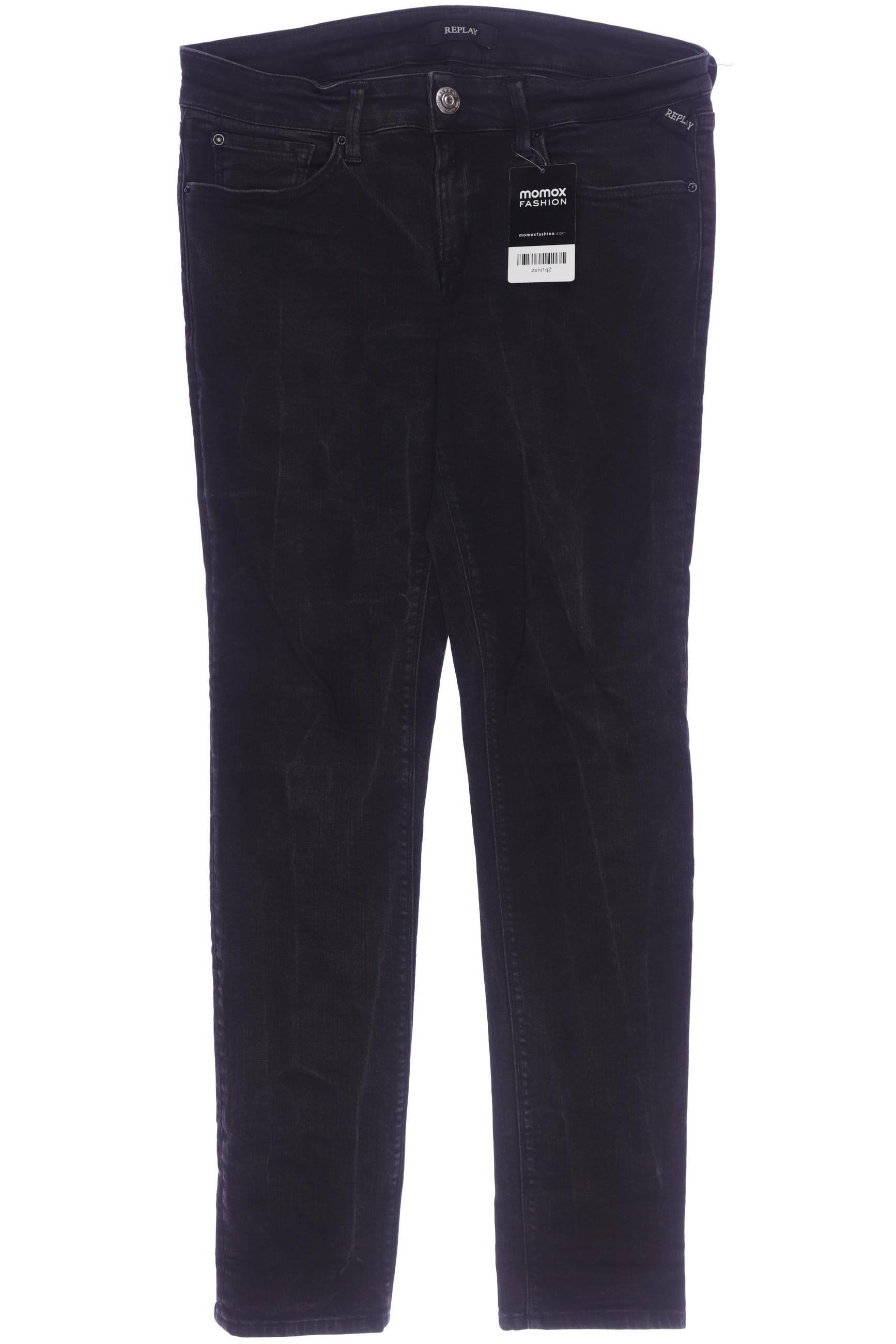 

Replay Damen Jeans, schwarz, Gr. 29