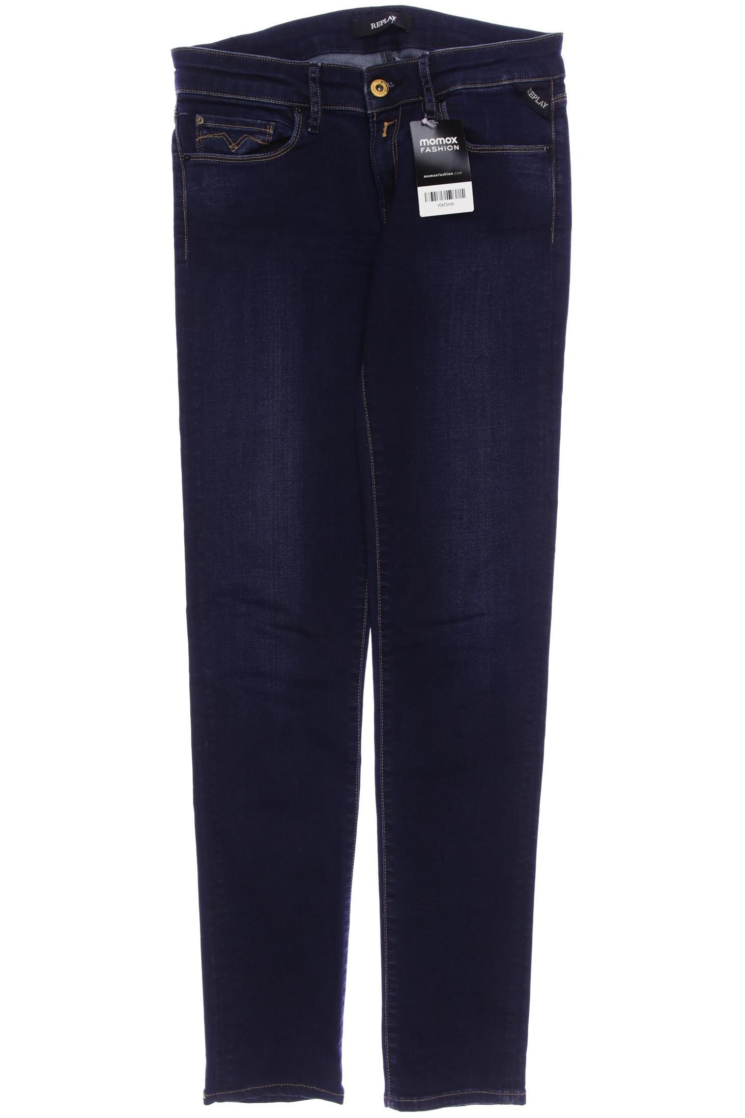 

Replay Damen Jeans, marineblau, Gr. 28