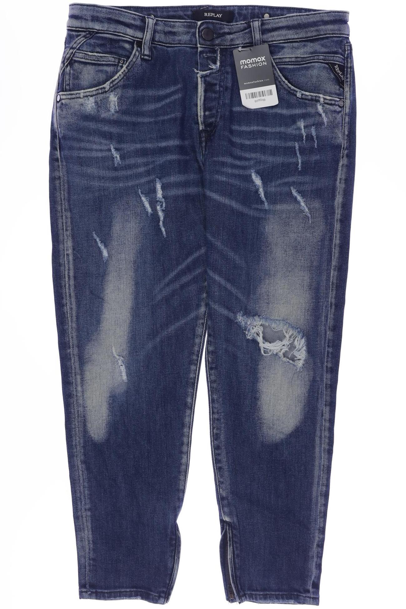 

Replay Damen Jeans, marineblau, Gr. 28