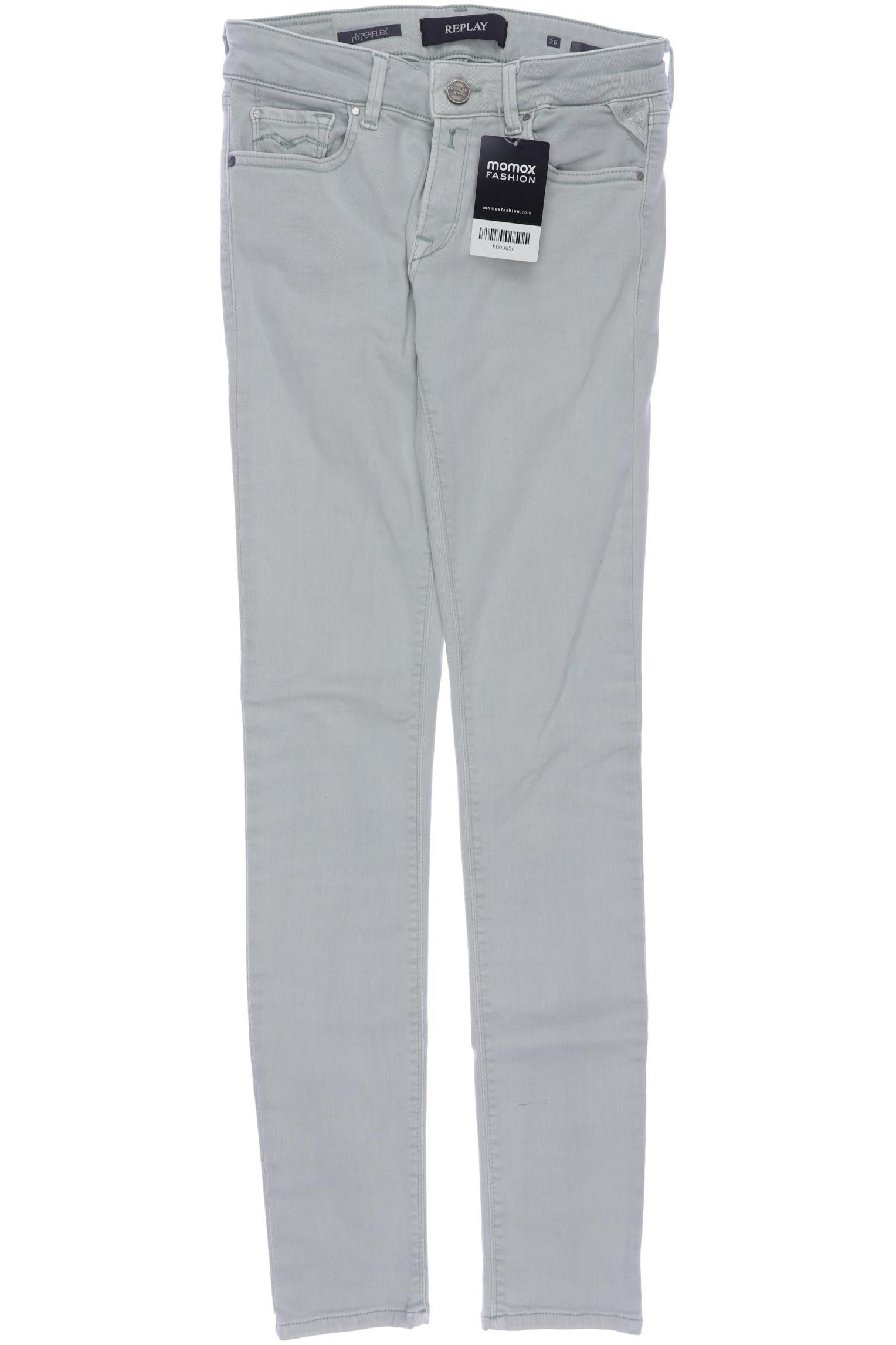 

Replay Damen Jeans, hellgrün, Gr. 26