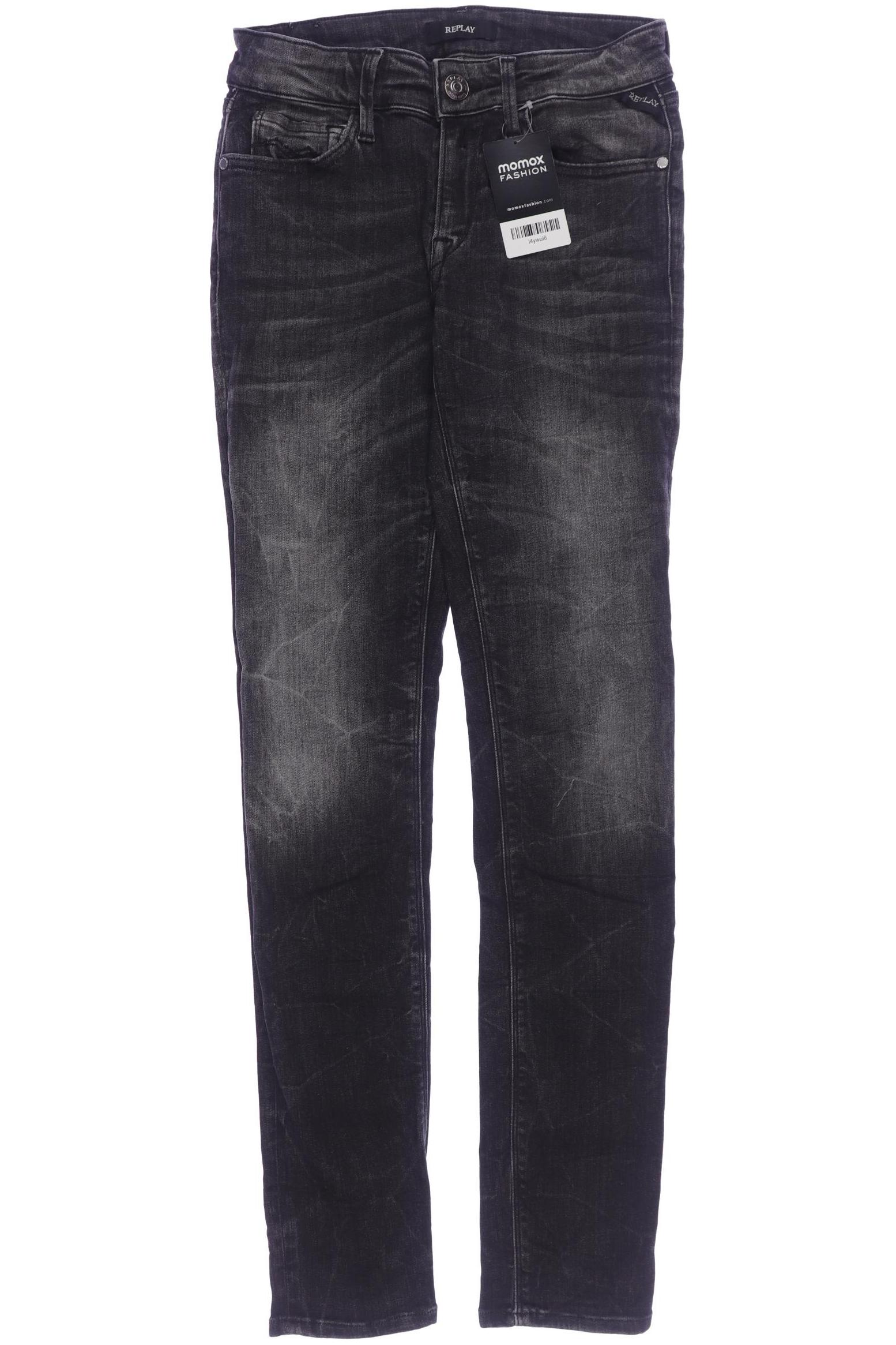 

Replay Damen Jeans, schwarz, Gr. 27