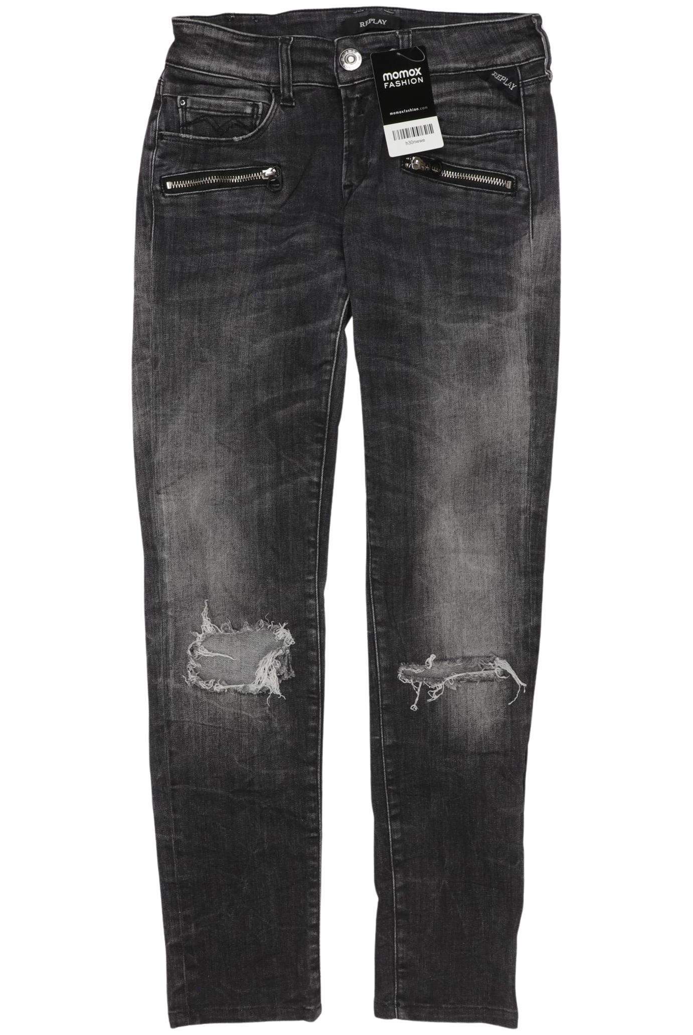 

Replay Damen Jeans, grau, Gr. 25