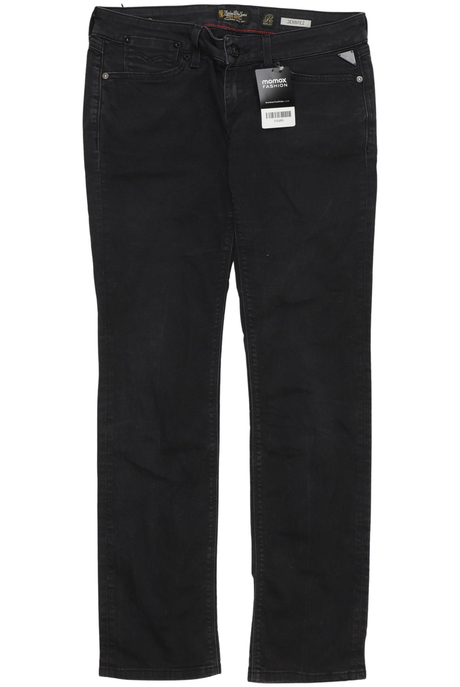 

Replay Damen Jeans, schwarz, Gr. 29
