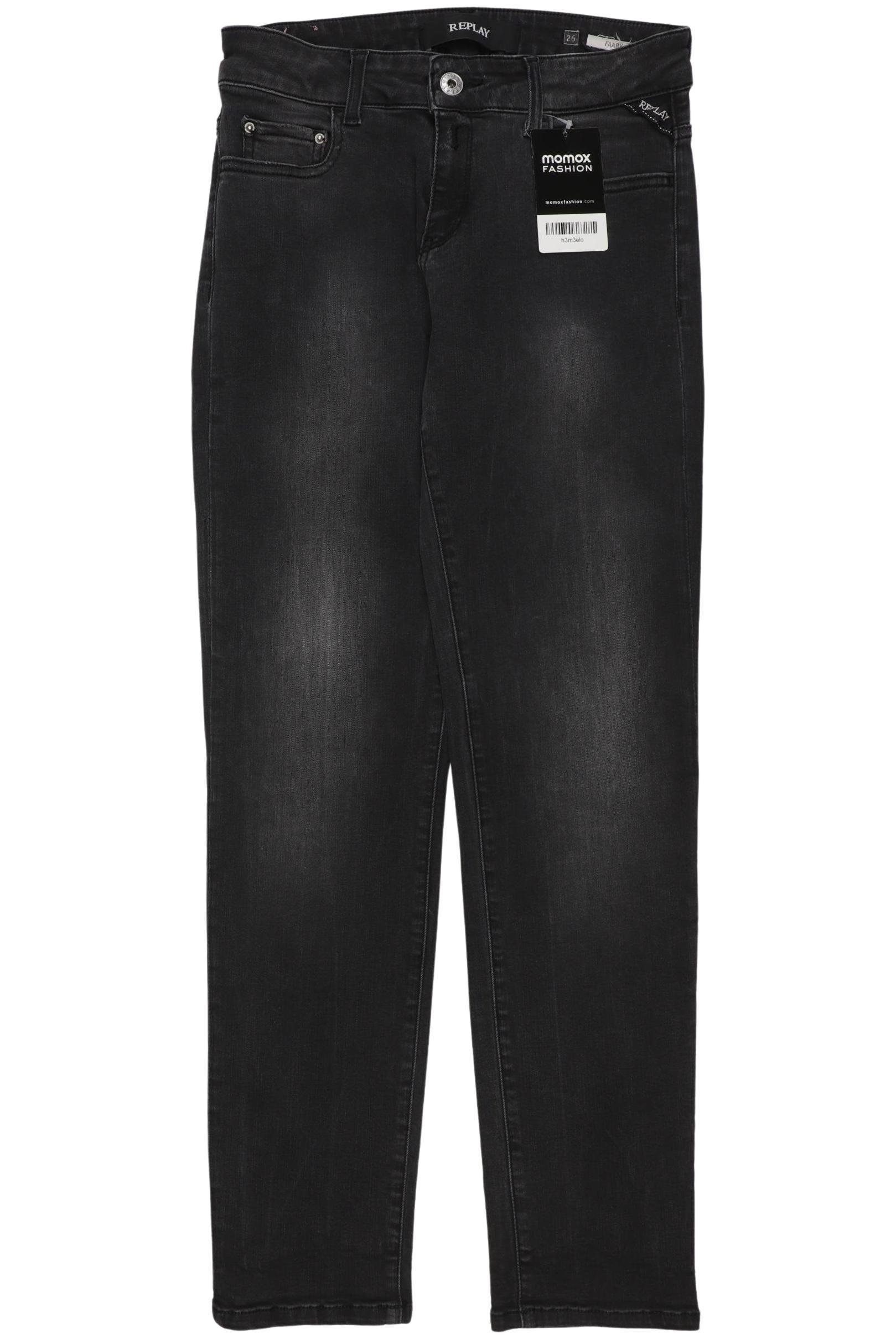 

Replay Damen Jeans, schwarz, Gr. 26