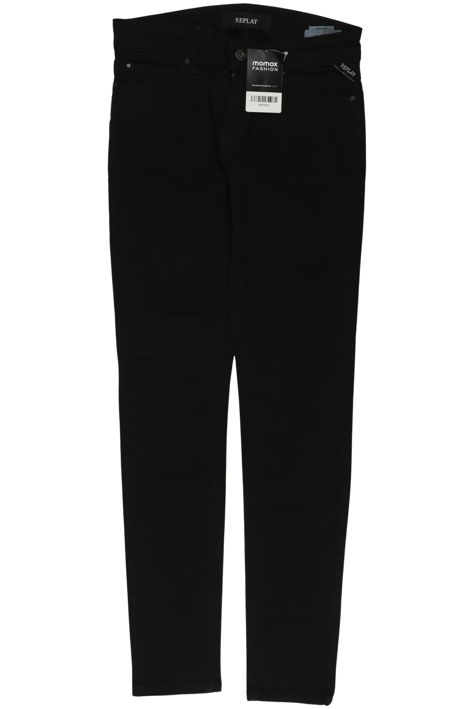 

Replay Damen Jeans, schwarz, Gr. 27
