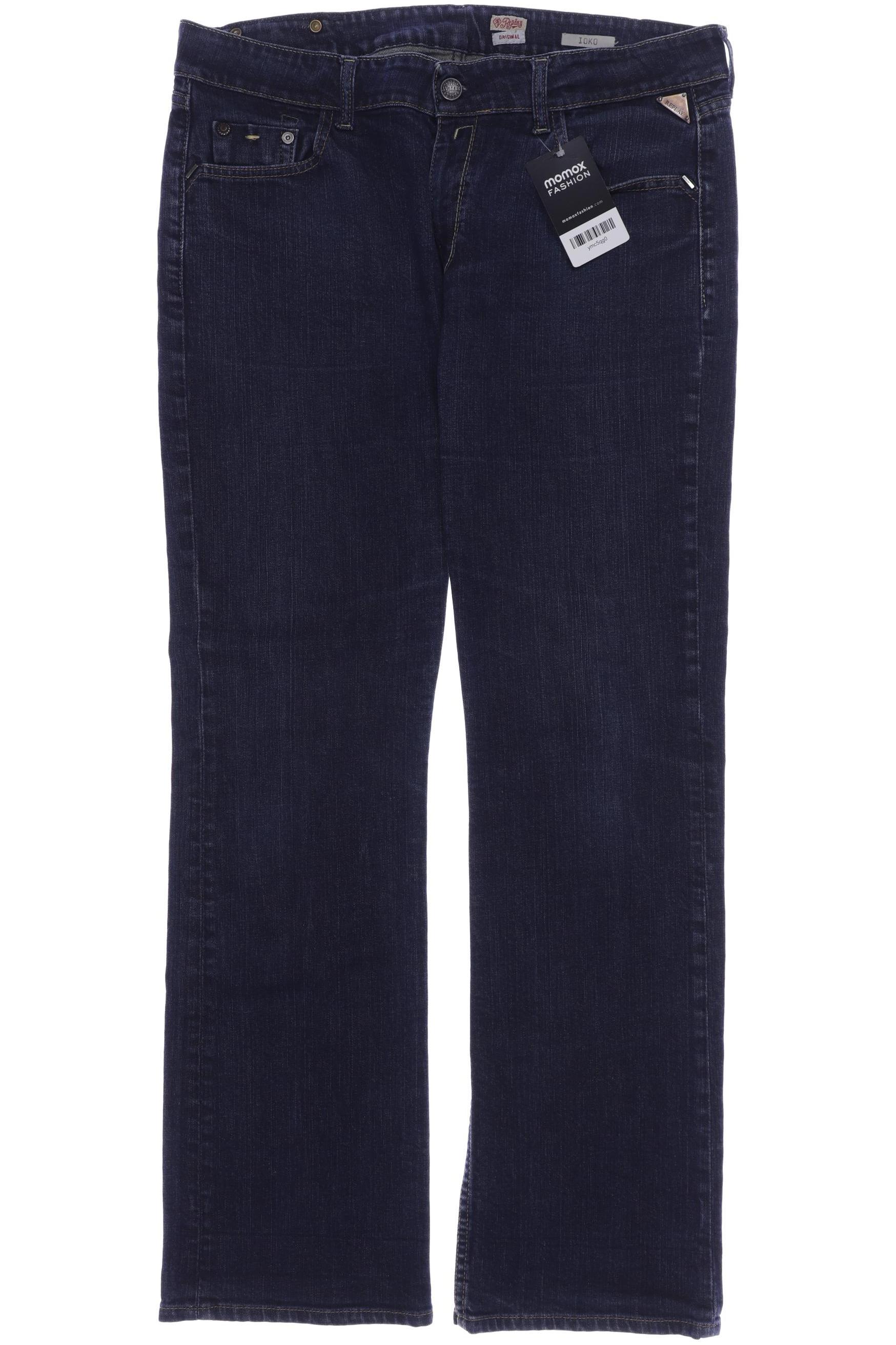 

Replay Damen Jeans, blau