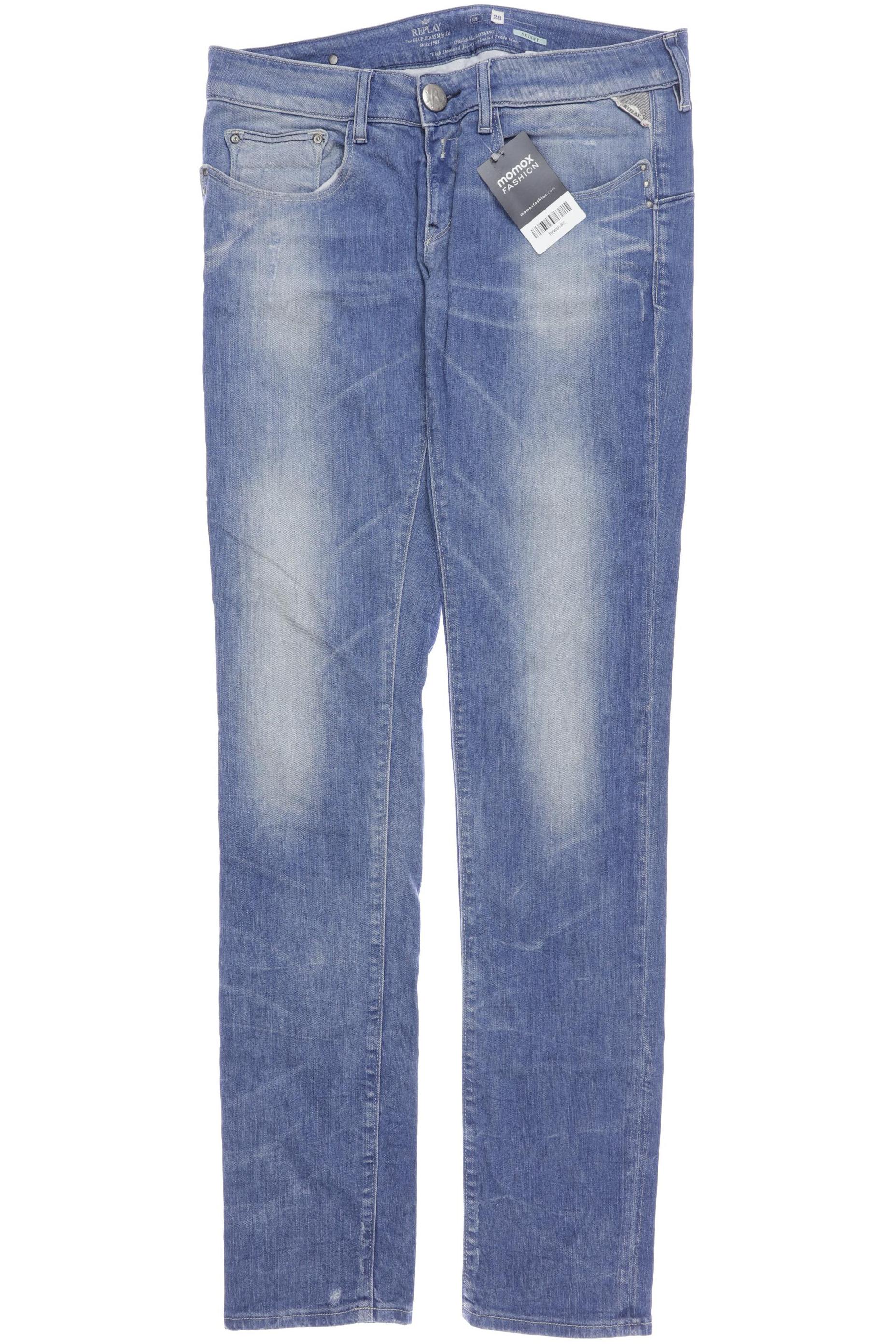 

Replay Damen Jeans, blau, Gr. 28