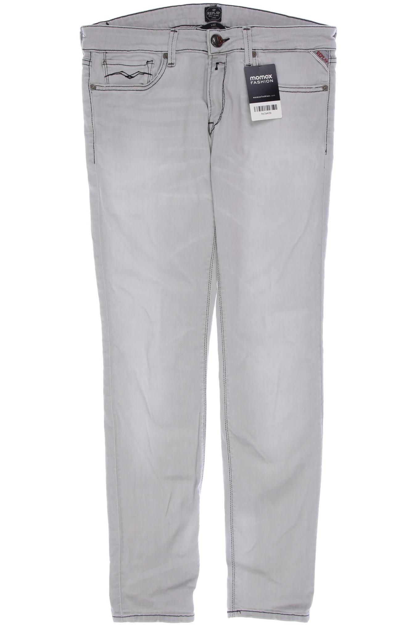 

Replay Damen Jeans, grau