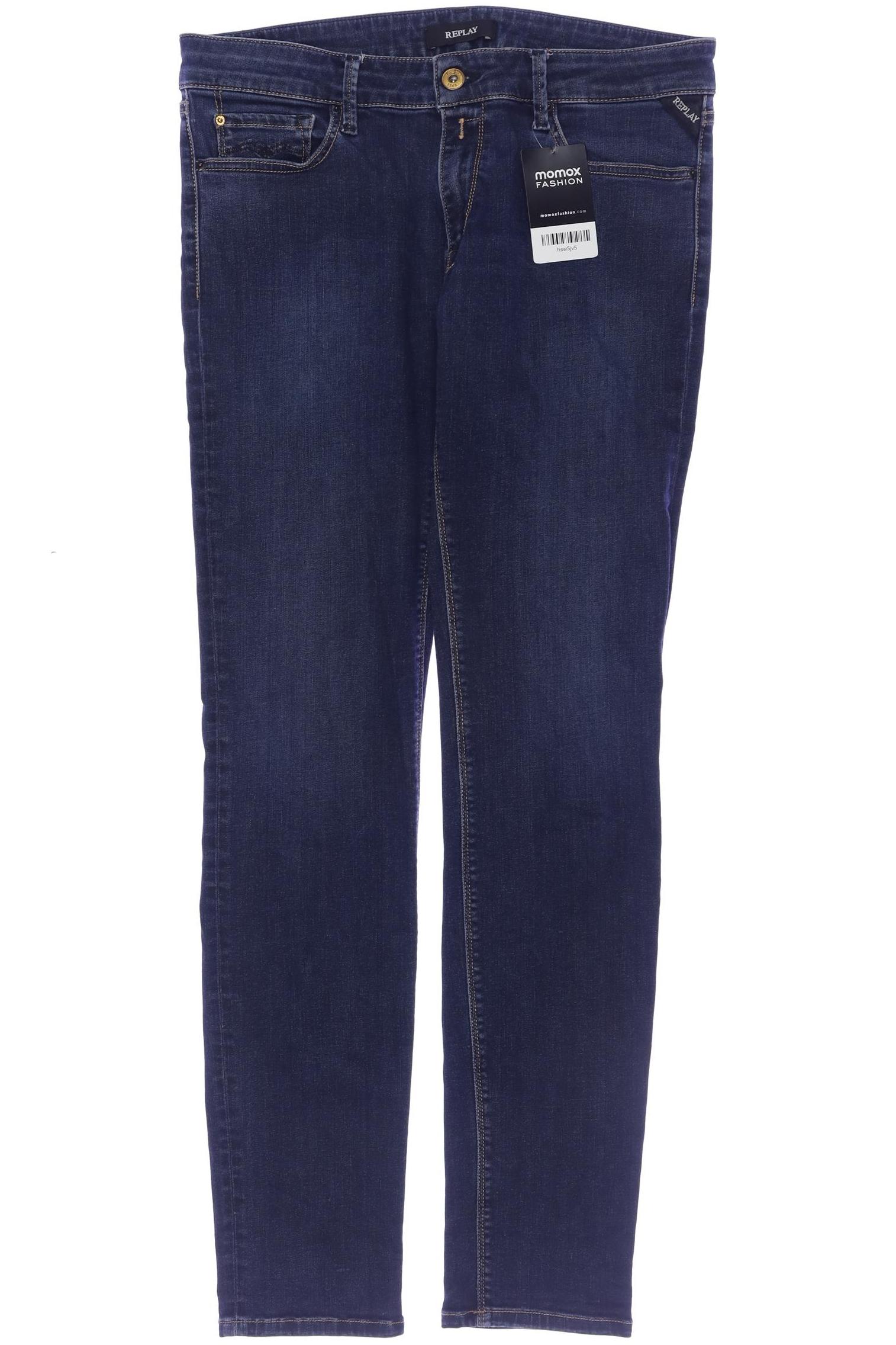 Thumbnail - Replay Damen Jeans, marineblau, Gr. 32