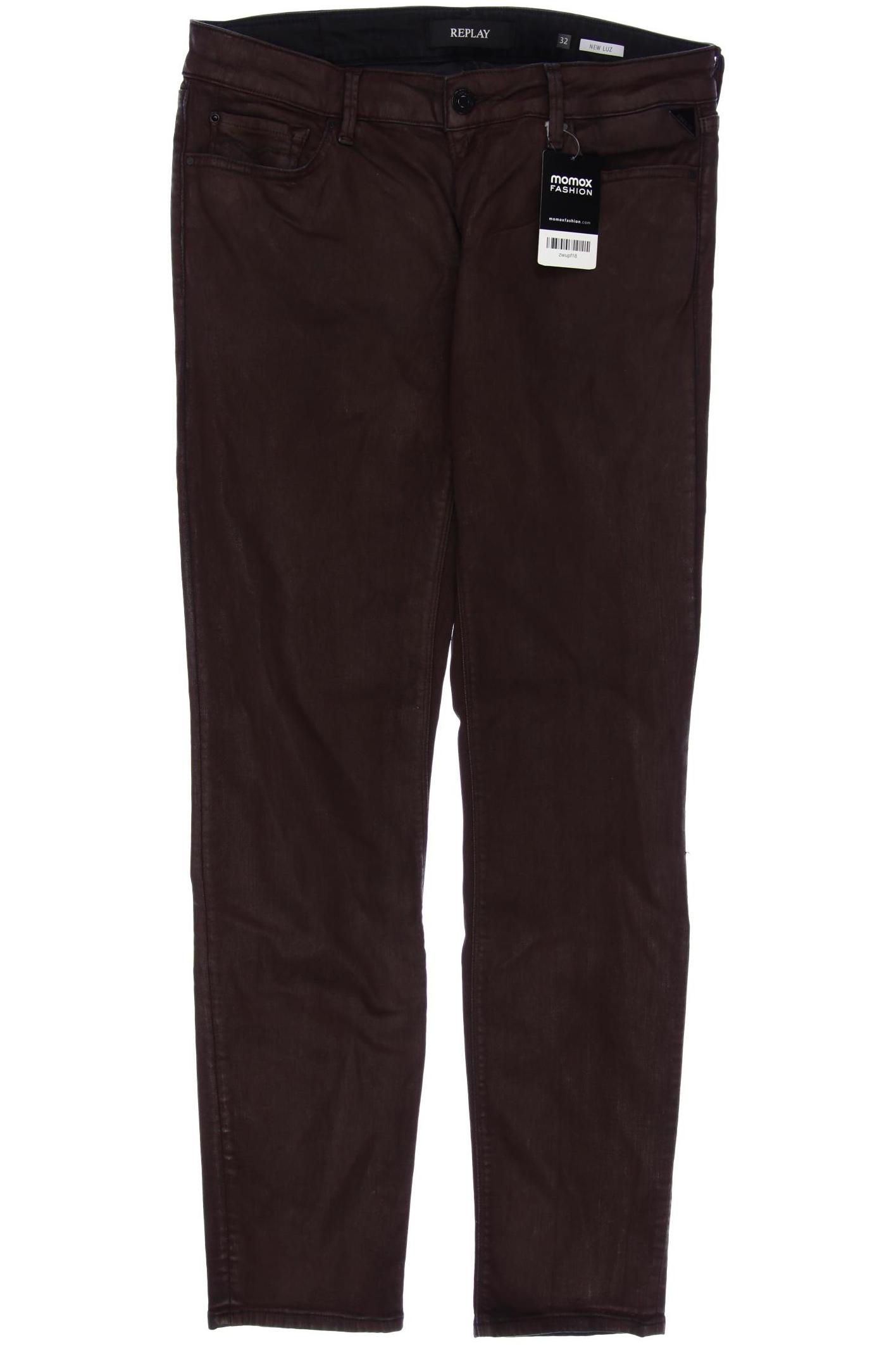 

Replay Damen Jeans, braun, Gr. 32