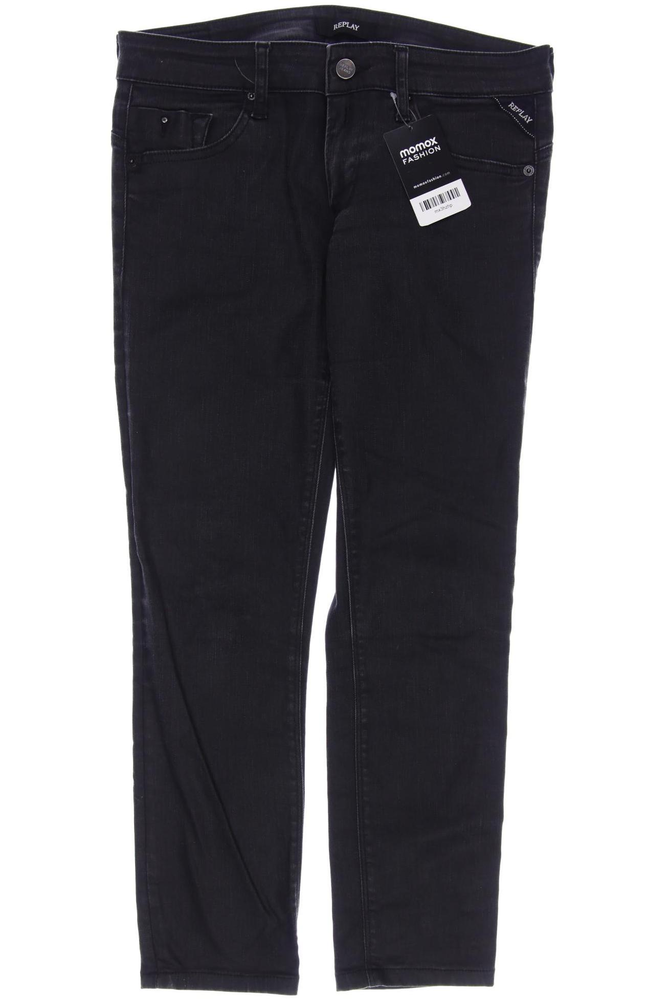 

Replay Damen Jeans, schwarz, Gr. 40