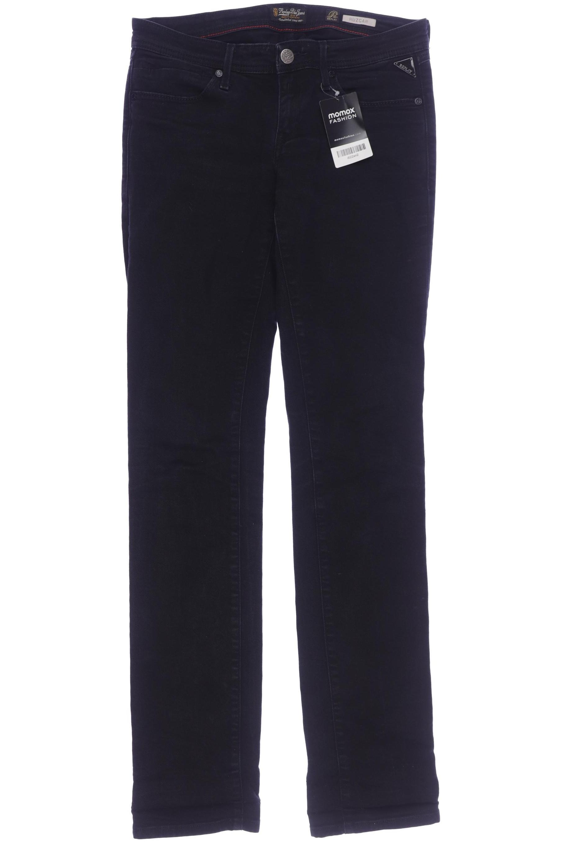 

Replay Damen Jeans, schwarz, Gr. 28
