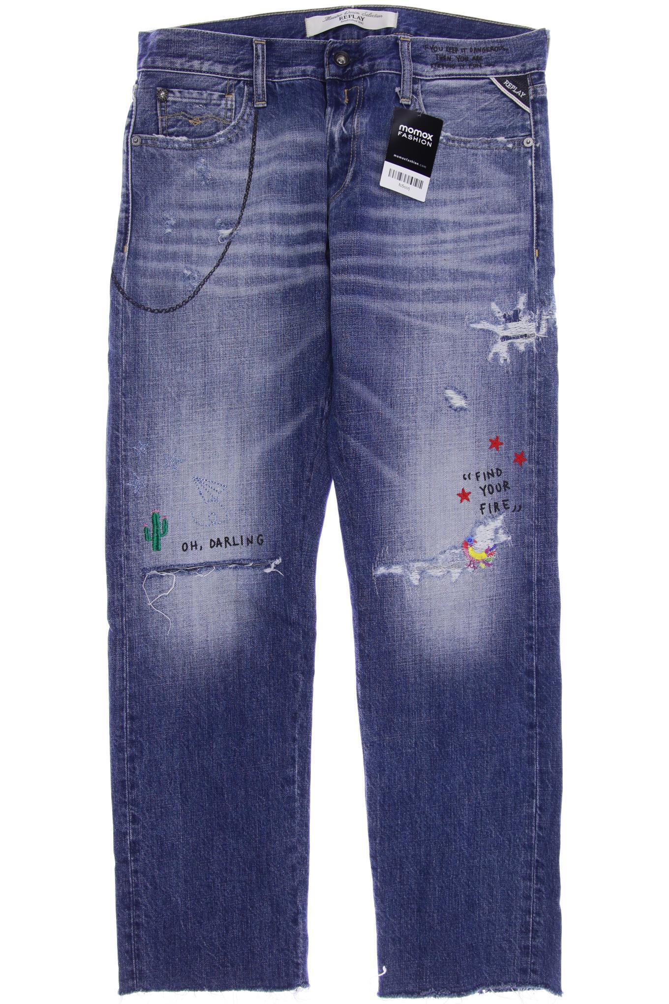 

Replay Damen Jeans, blau, Gr. 42