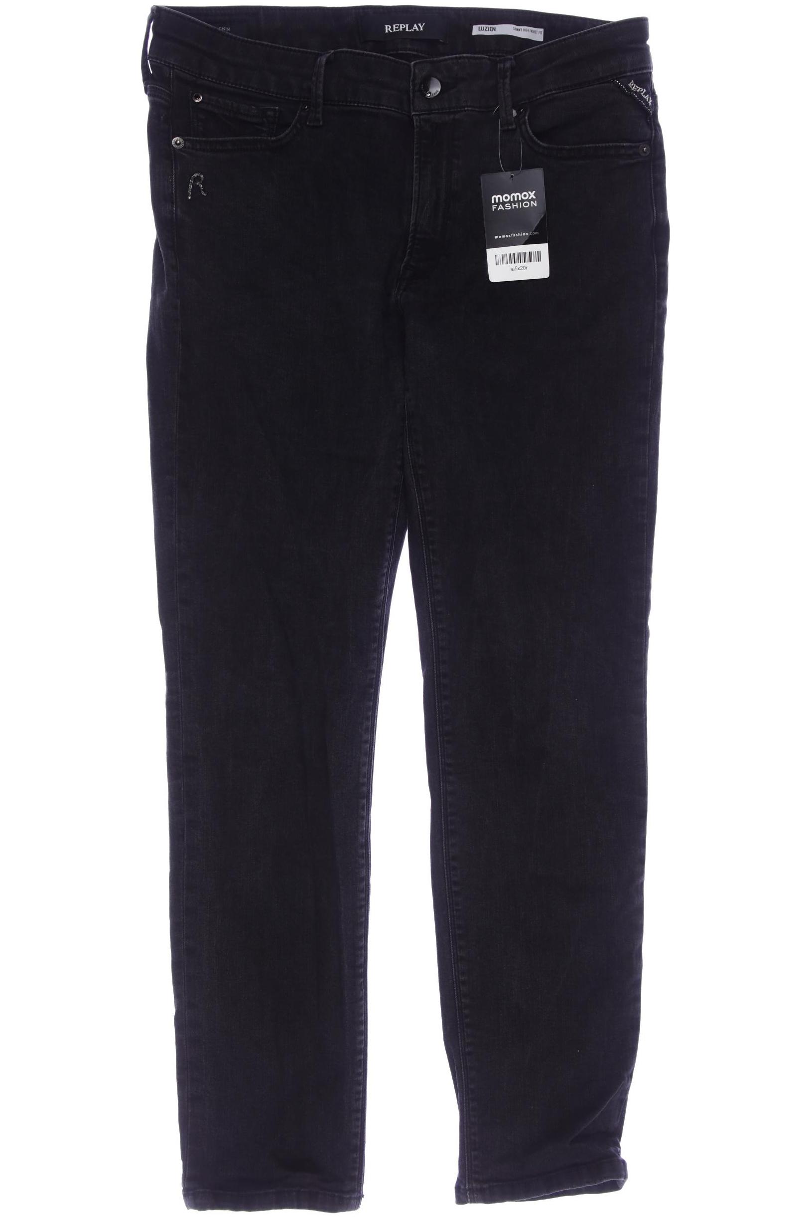 

Replay Damen Jeans, schwarz, Gr. 32