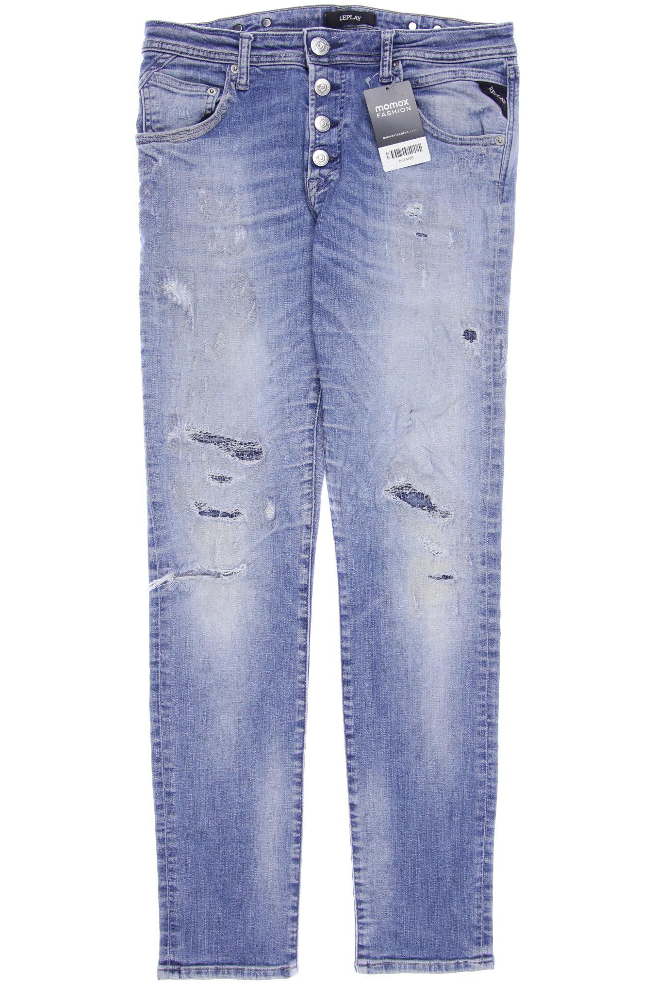 

Replay Damen Jeans, blau