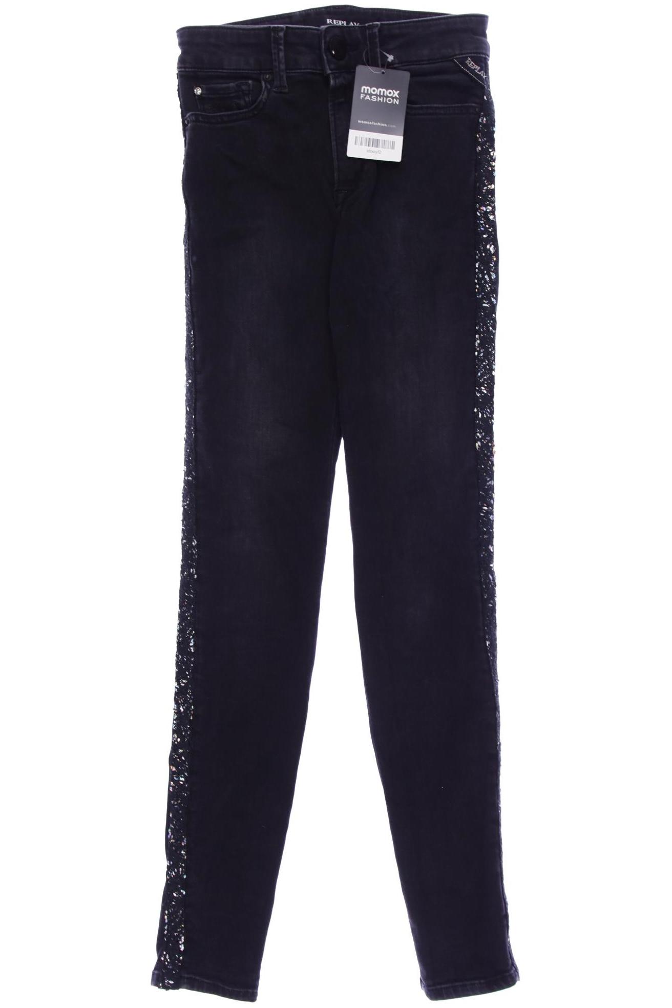 

Replay Damen Jeans, schwarz