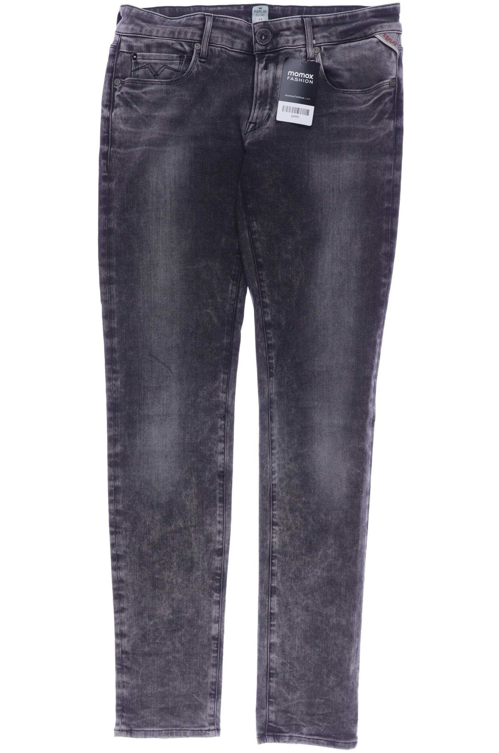 

Replay Damen Jeans, grau, Gr. 31