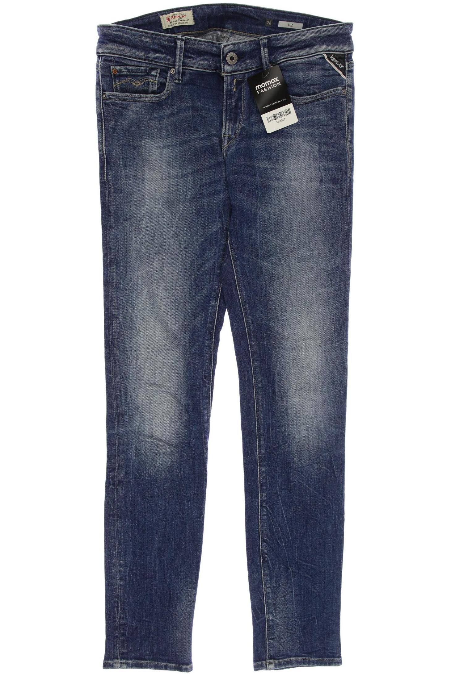 

Replay Damen Jeans, blau, Gr. 28