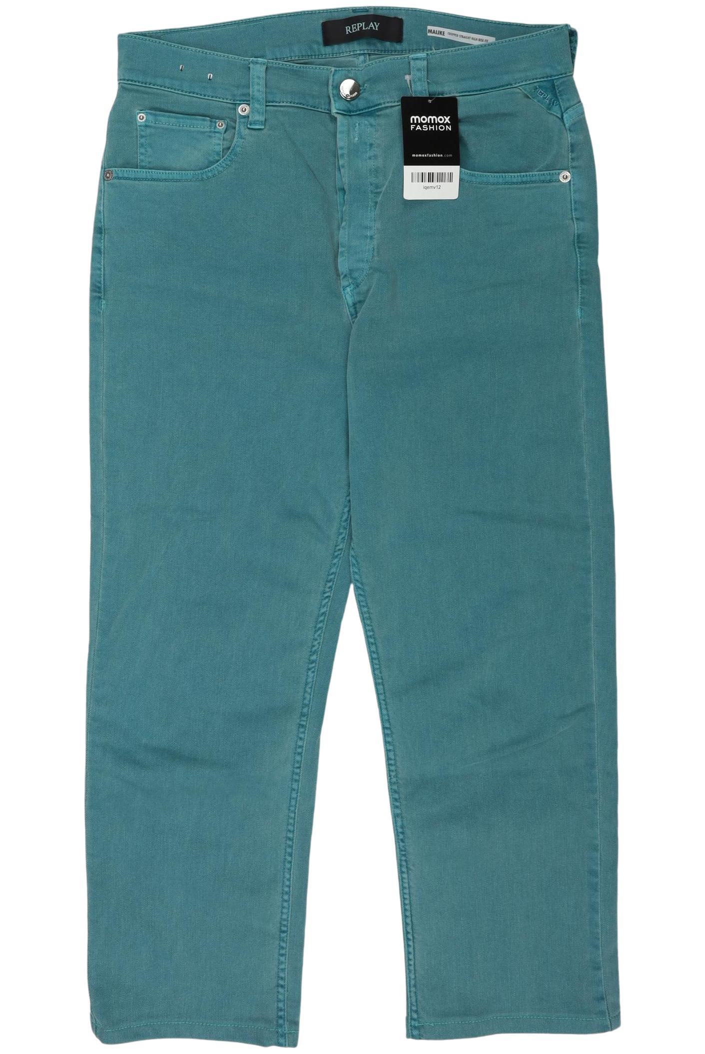 

Replay Damen Jeans, türkis, Gr. 28