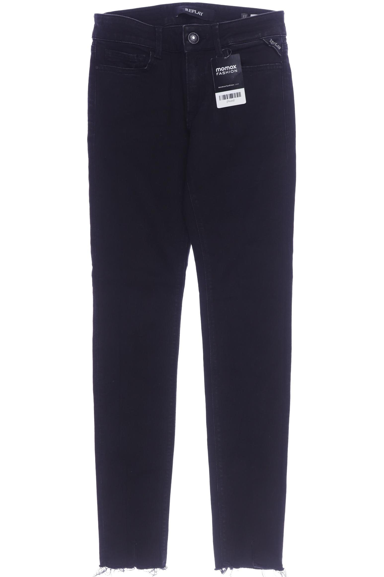 

Replay Damen Jeans, schwarz, Gr. 27