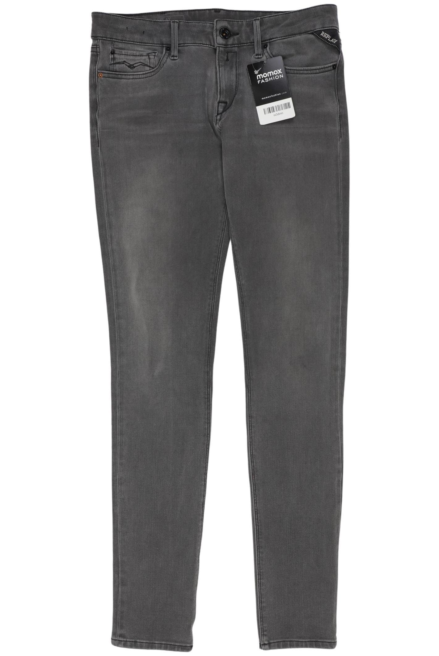 

Replay Damen Jeans, grau, Gr. 26