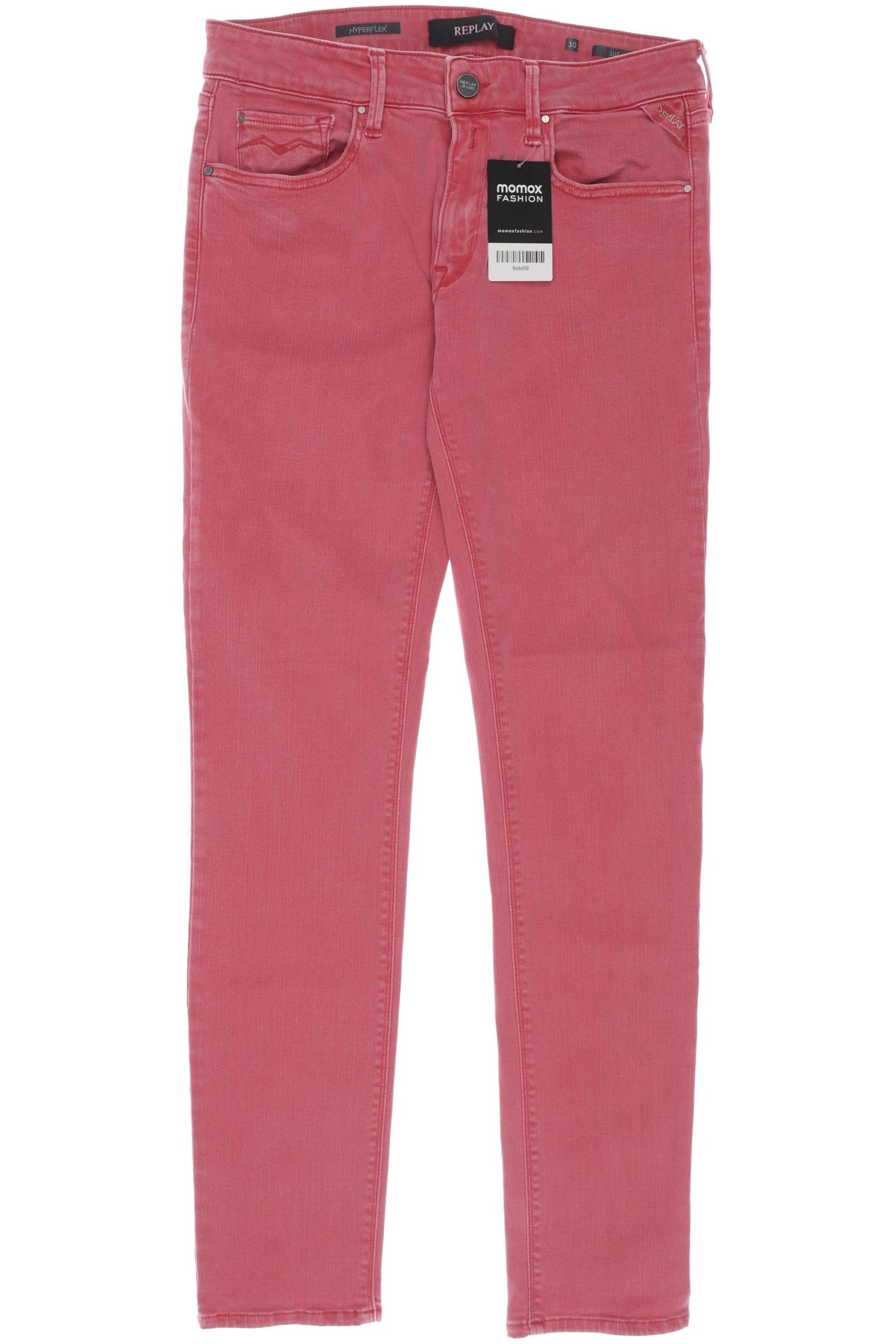 

Replay Damen Jeans, rot, Gr. 30