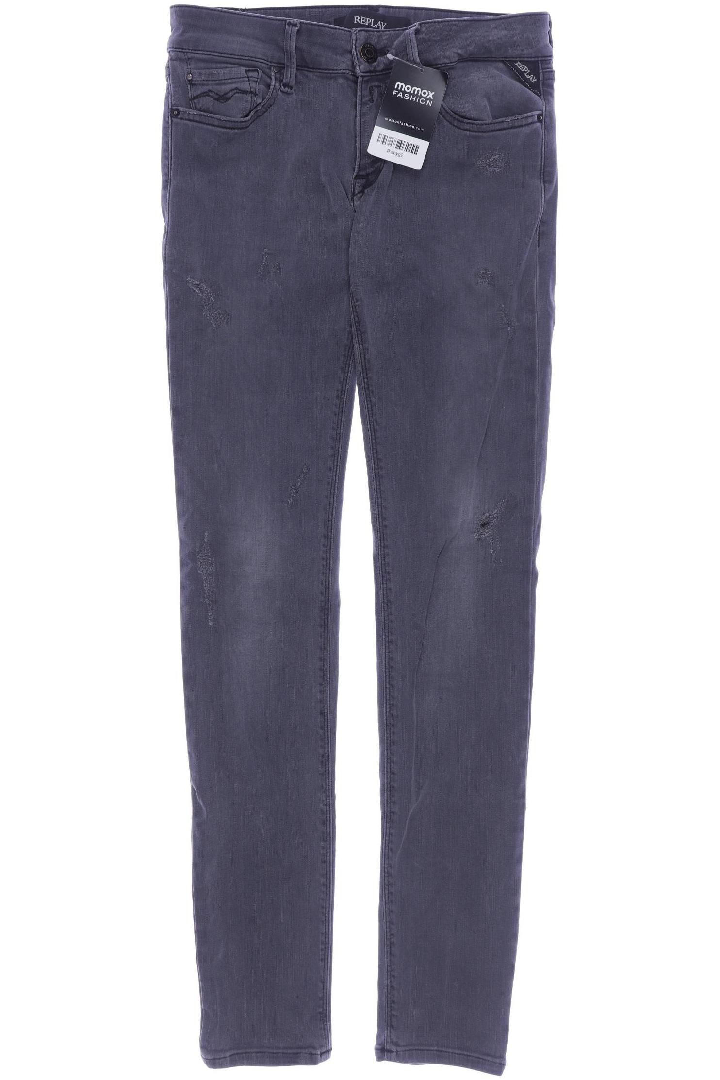 

Replay Damen Jeans, grau, Gr. 28