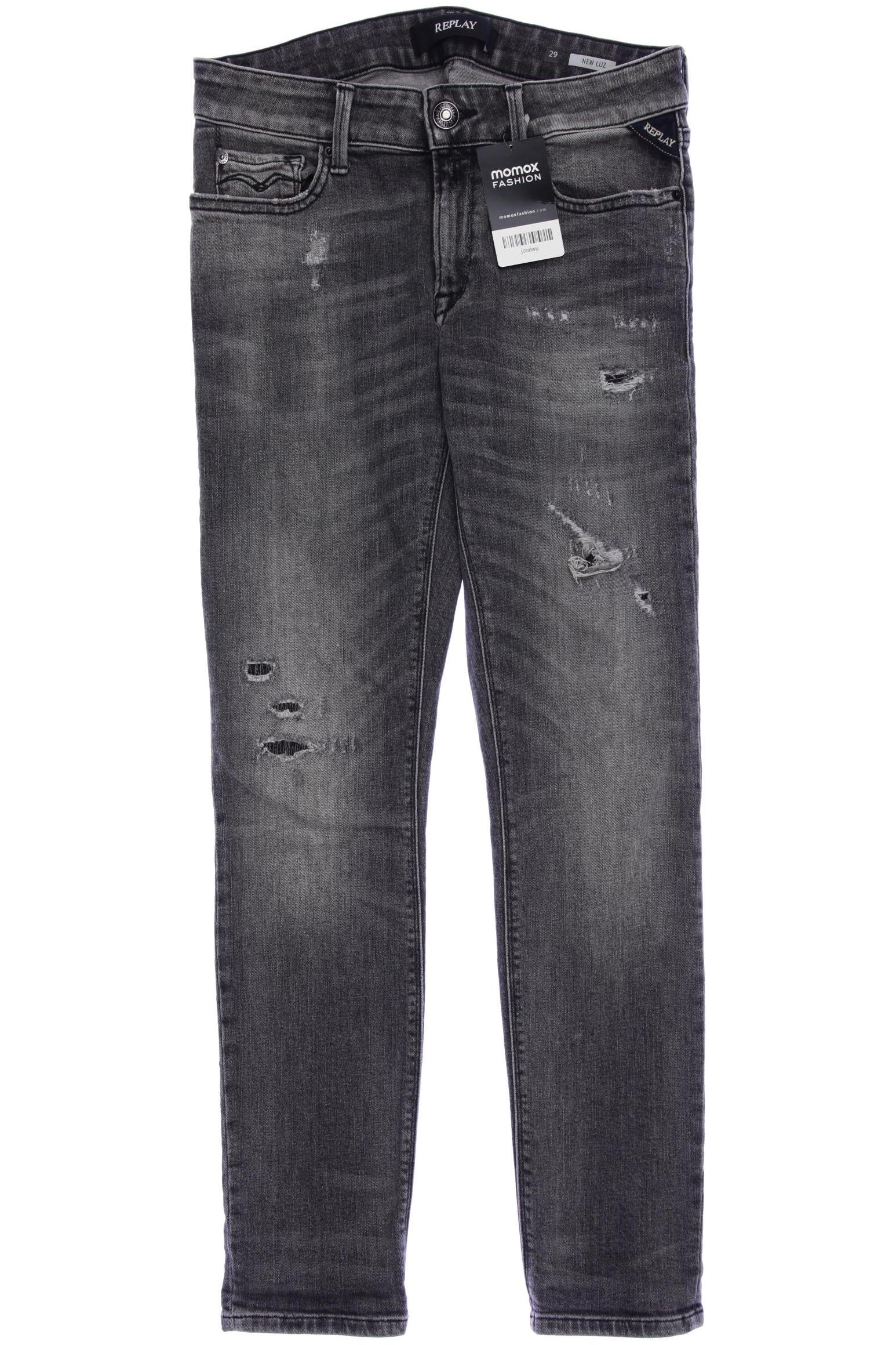 

Replay Damen Jeans, grau, Gr. 29