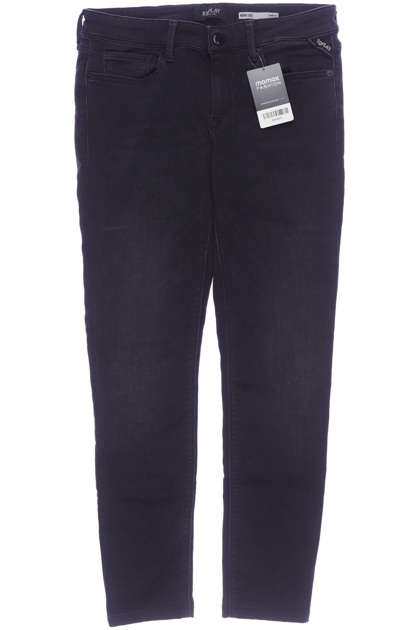 

Replay Damen Jeans, schwarz, Gr. 28