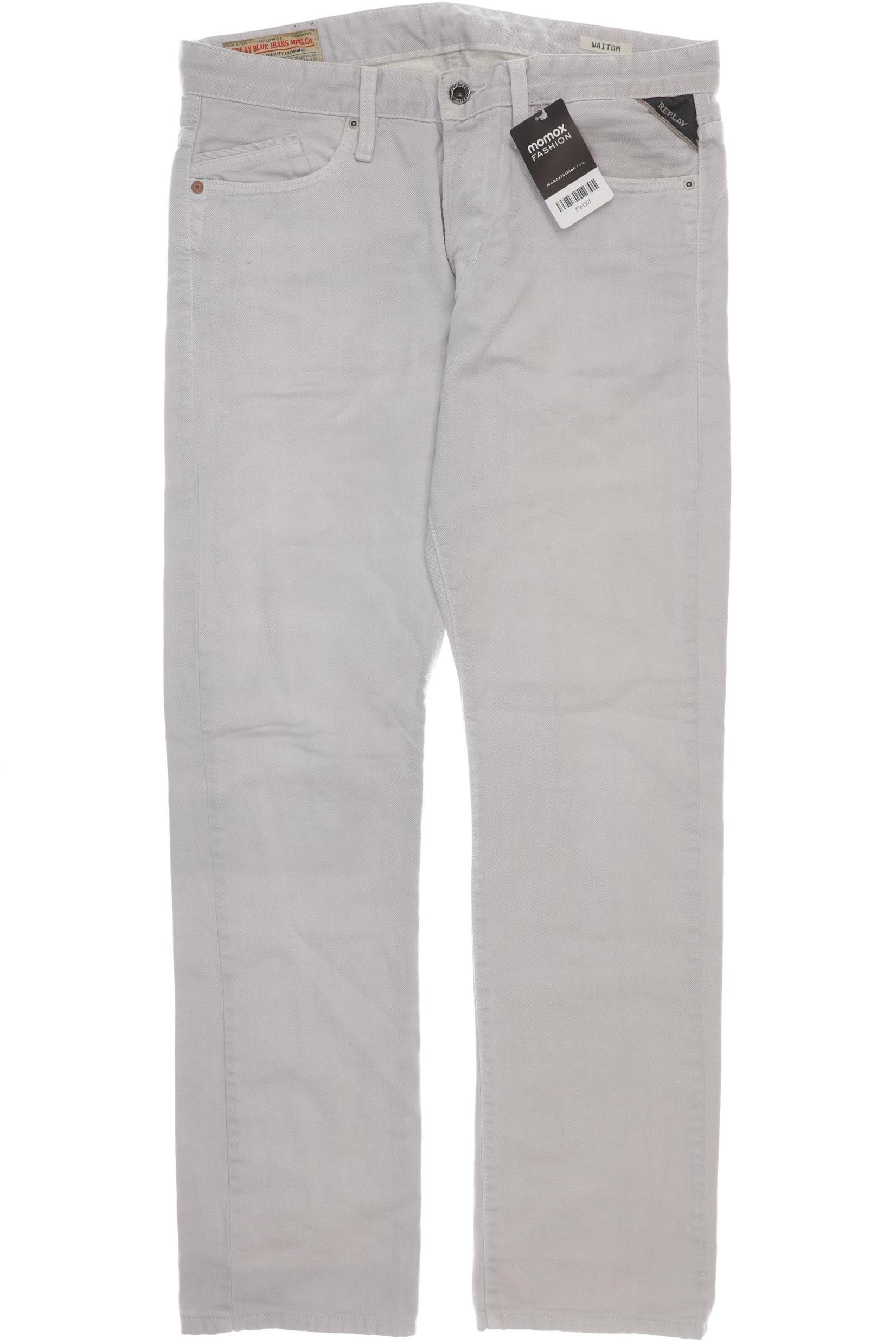 

Replay Damen Jeans, grau, Gr. 33