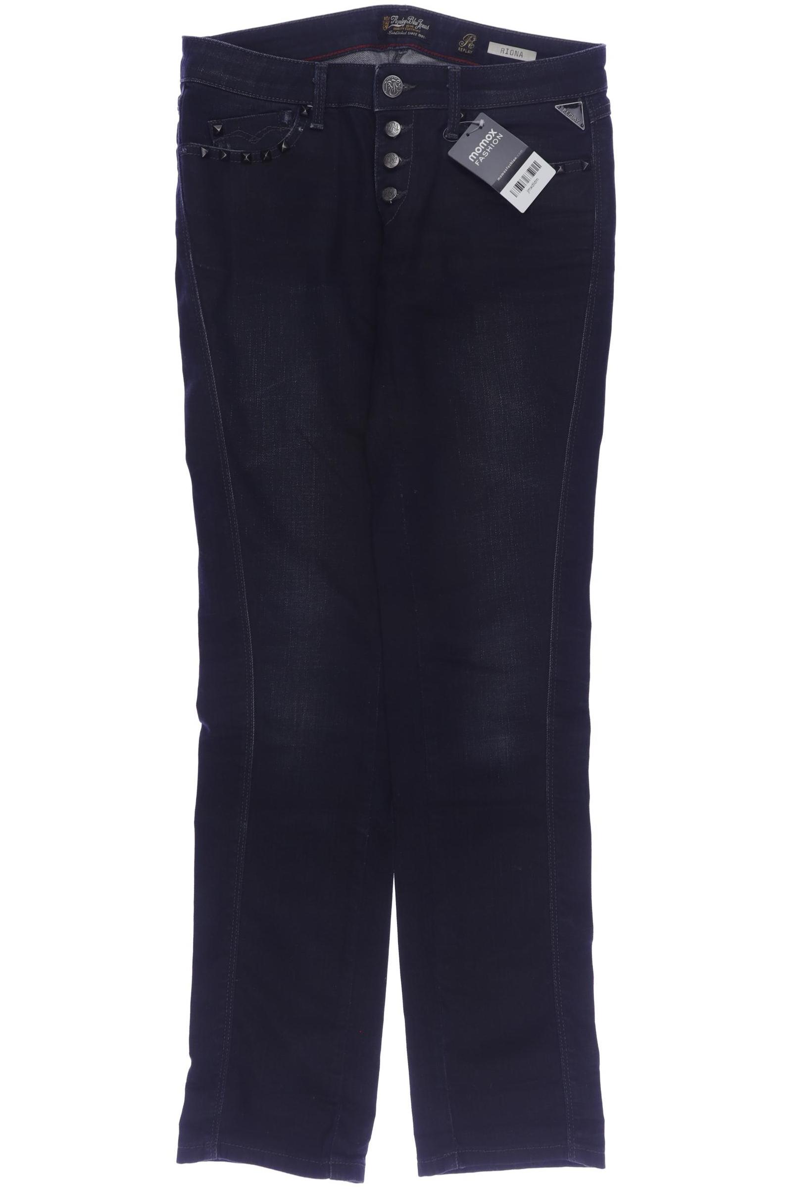 

Replay Damen Jeans, marineblau, Gr. 27