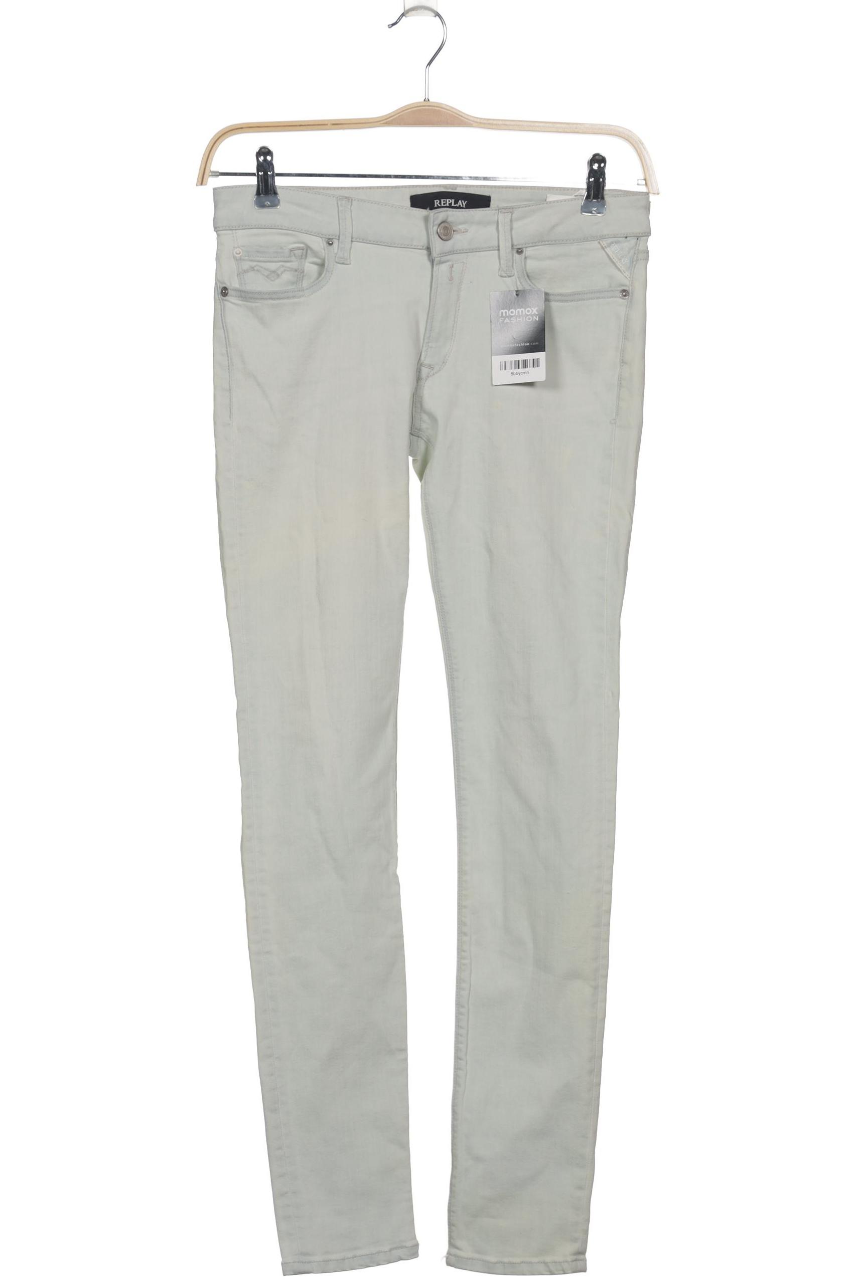 

Replay Damen Jeans, hellgrün, Gr. 29
