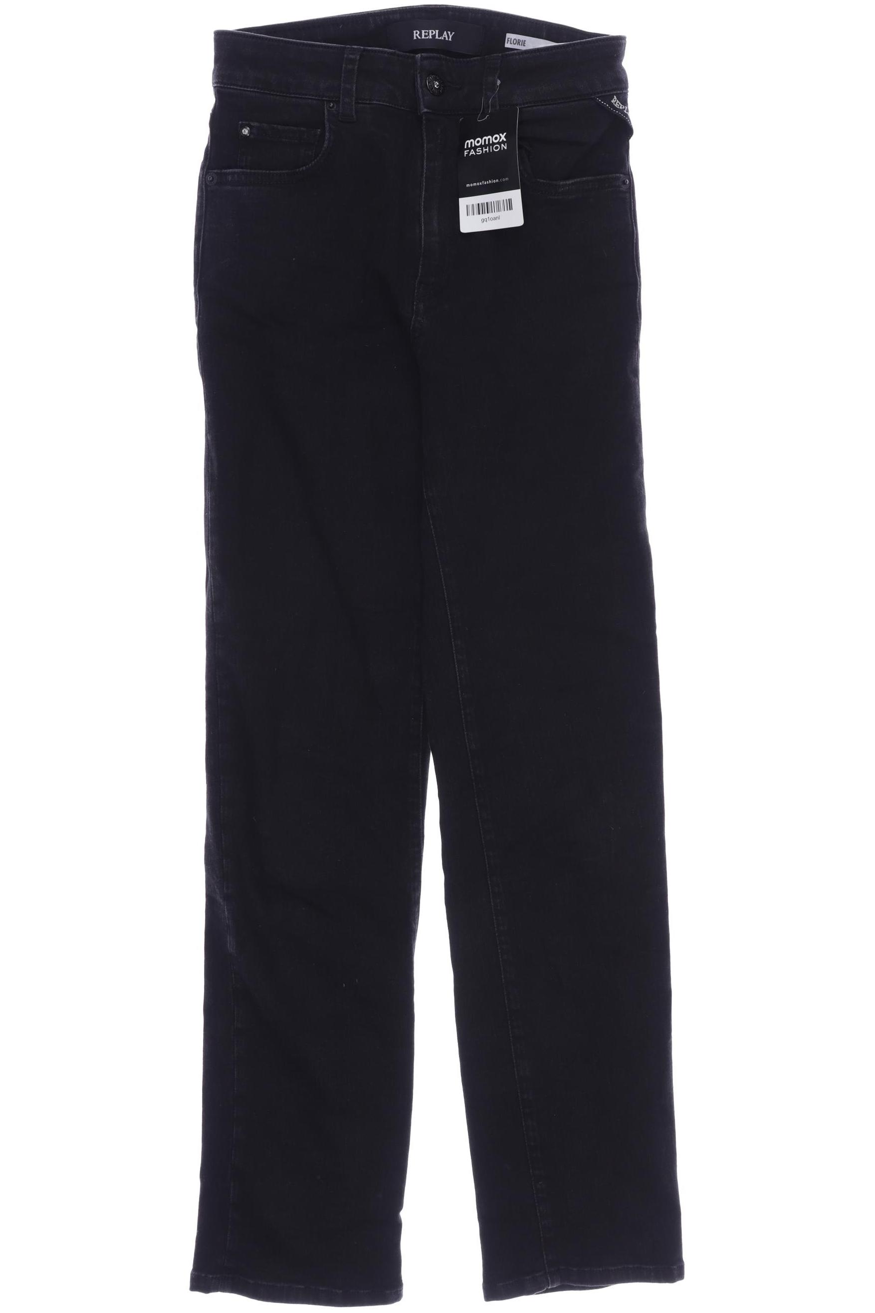 

Replay Damen Jeans, schwarz, Gr. 25