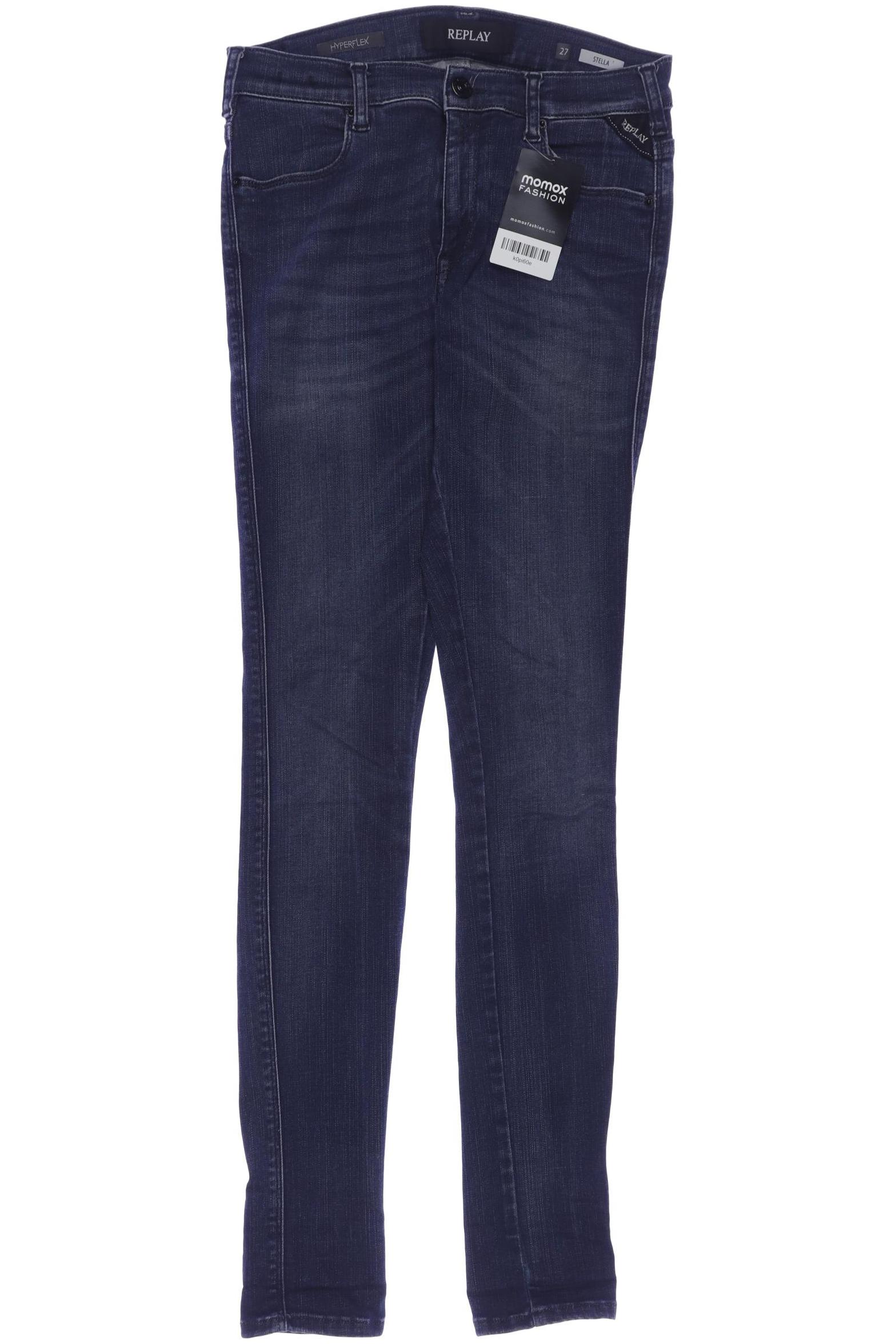 

Replay Damen Jeans, marineblau, Gr. 27