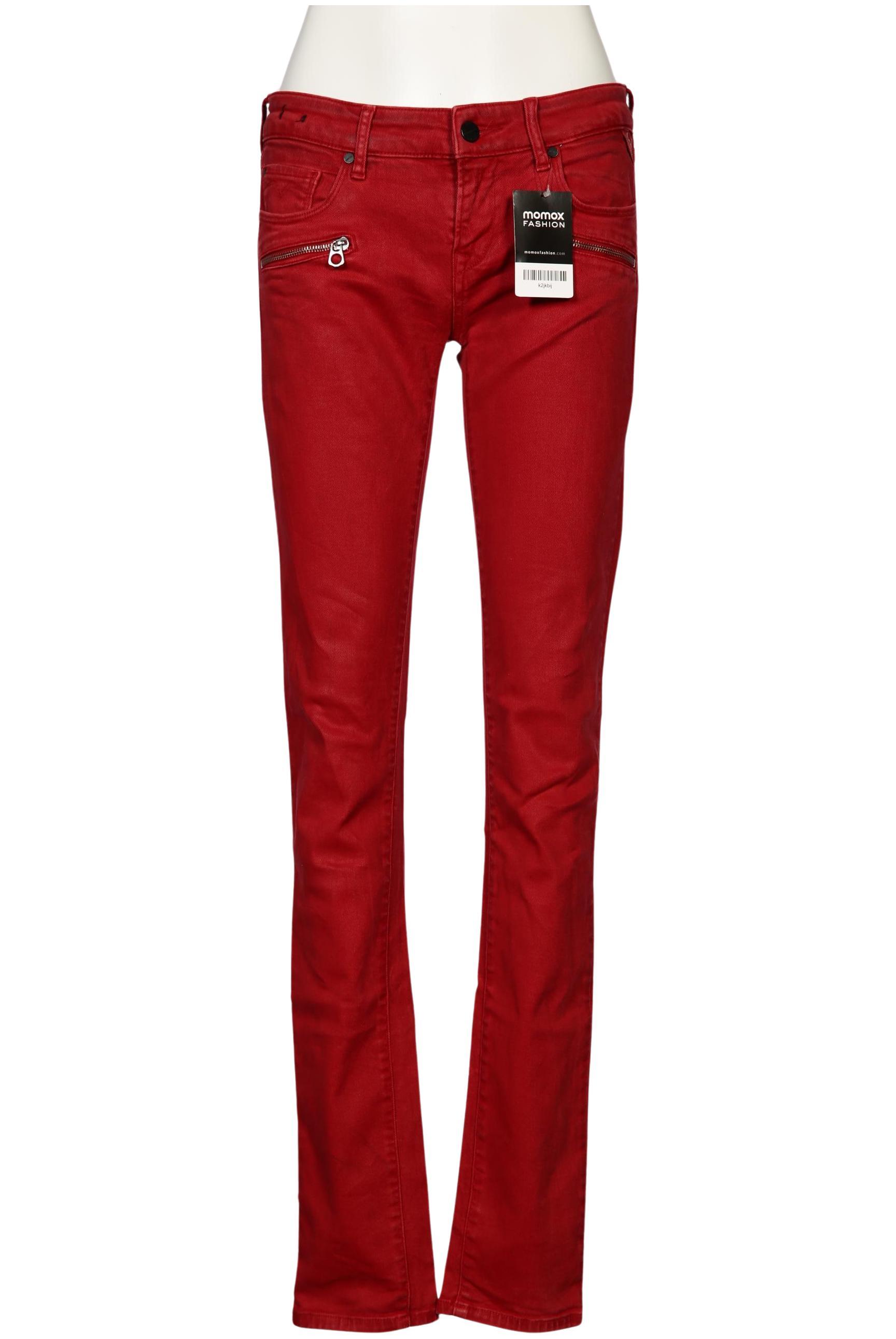 

Replay Damen Jeans, rot, Gr. 28