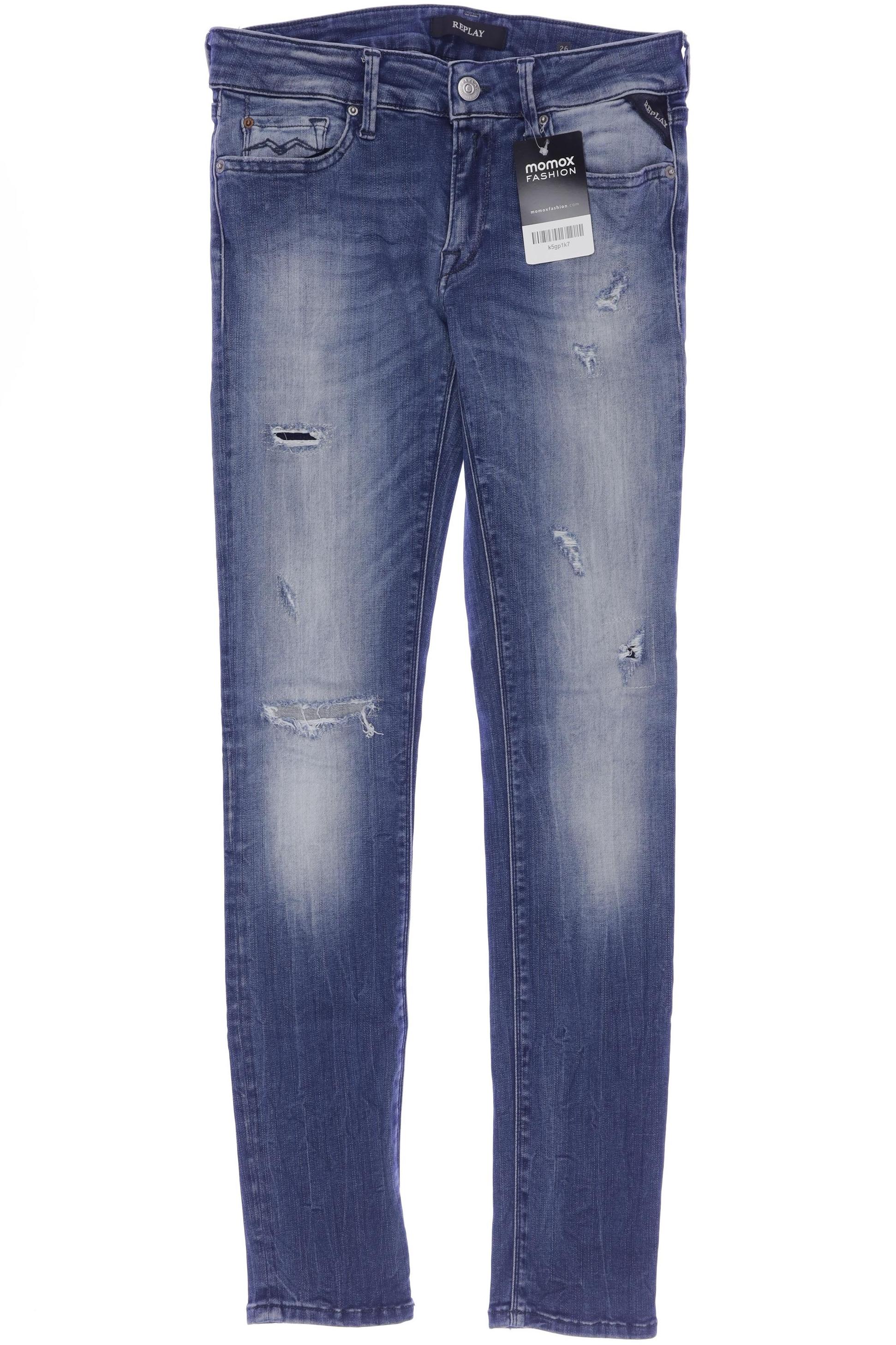 

Replay Damen Jeans, marineblau, Gr. 26