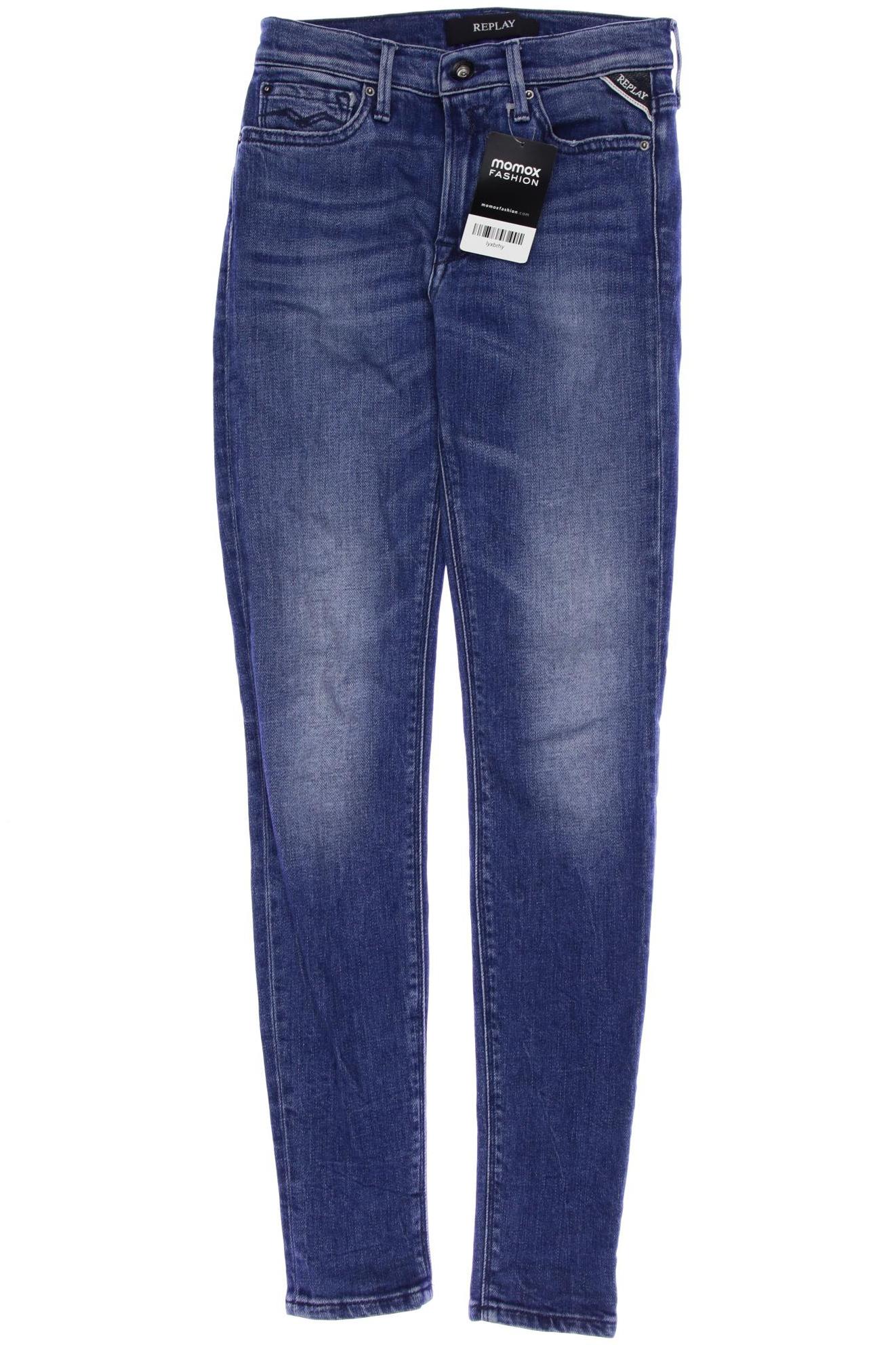 

Replay Damen Jeans, marineblau, Gr. 24