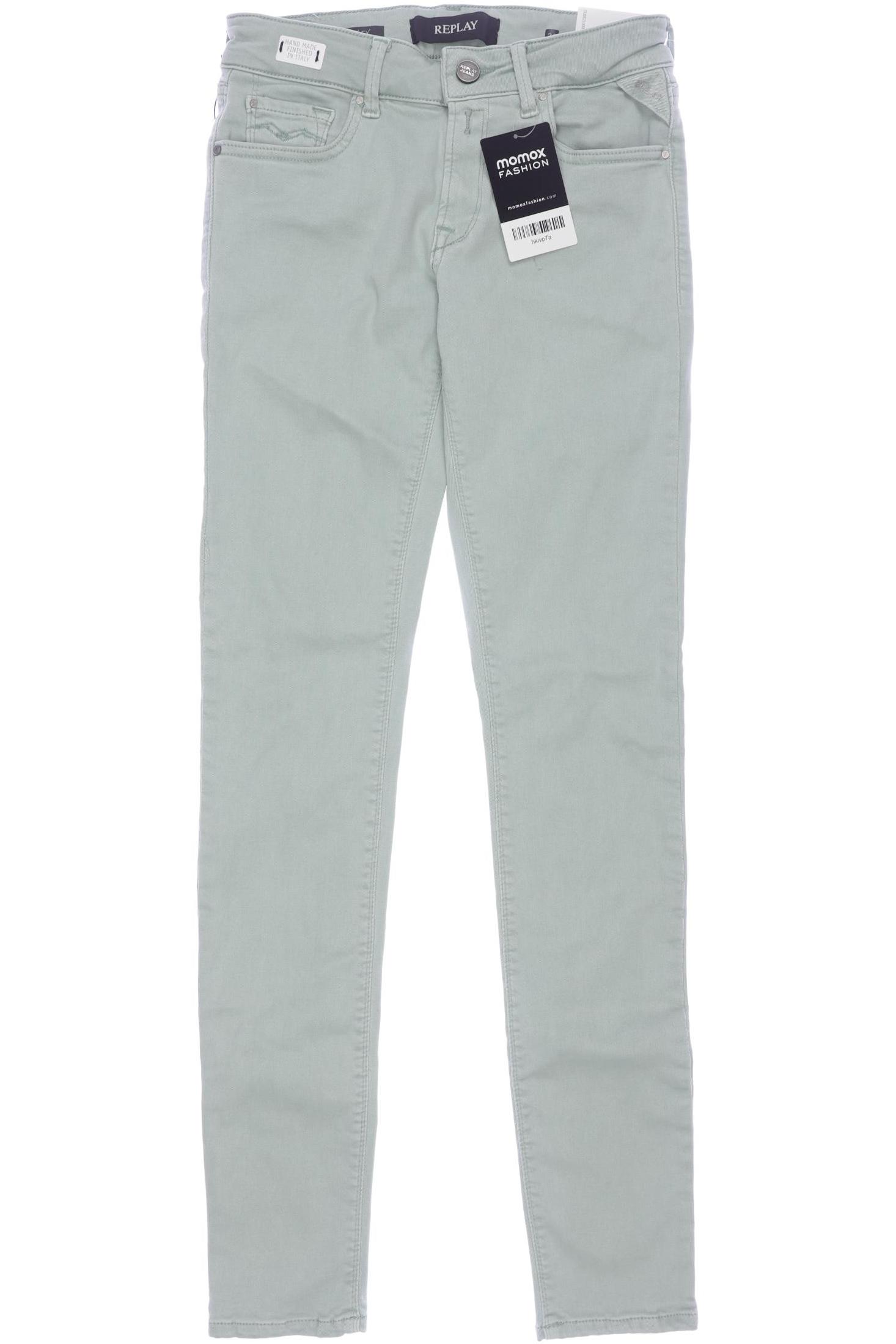 

Replay Damen Jeans, hellgrün, Gr. 26